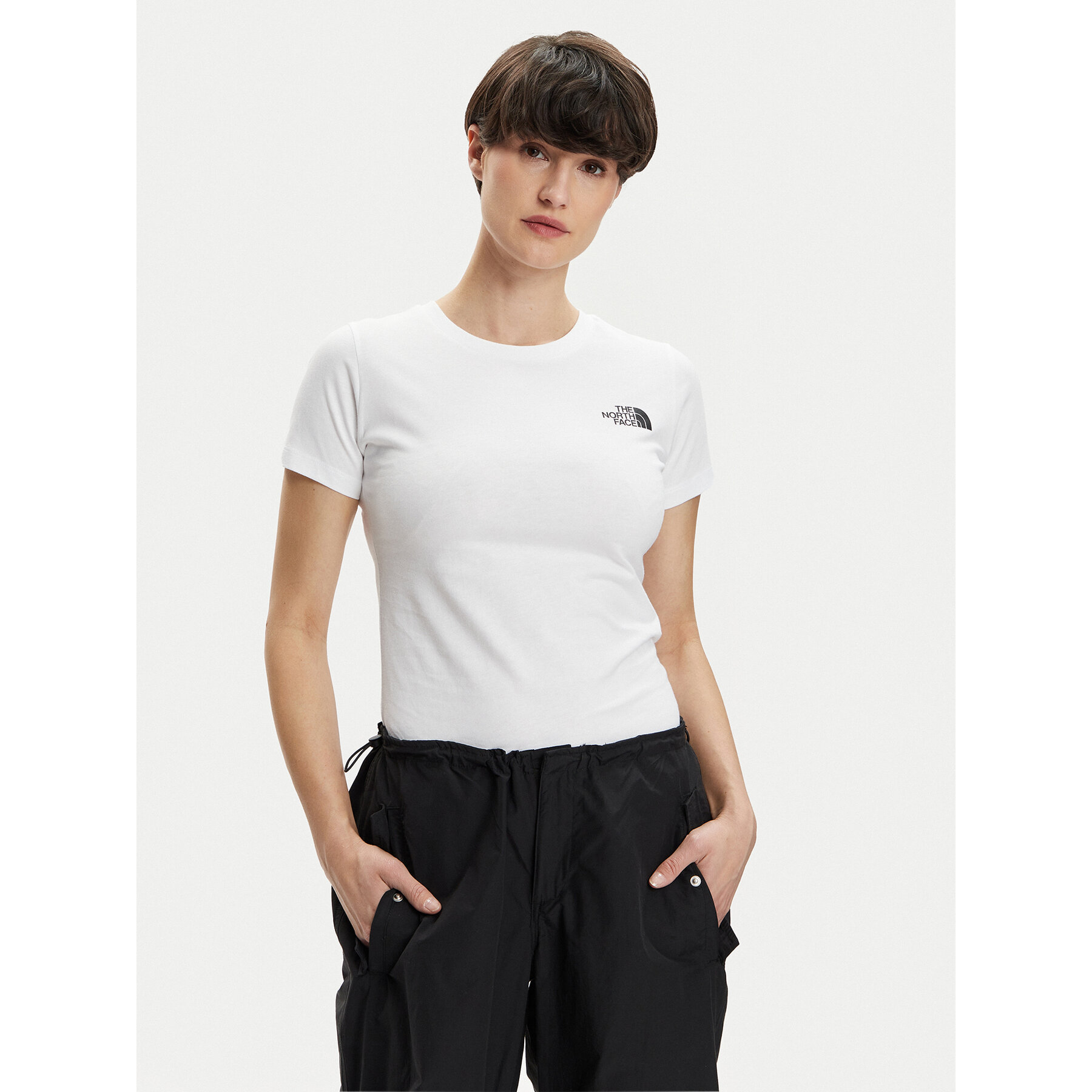 The North Face T-Shirt Redbox NF0A87NM Biały Regular Fit