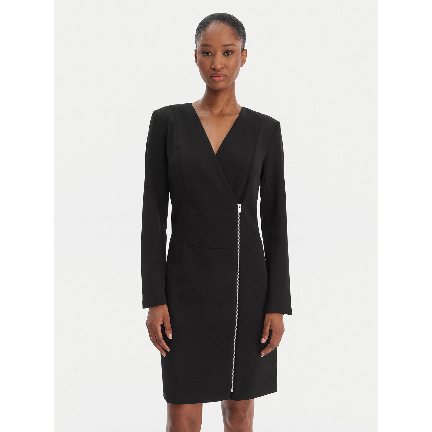 DKNY Sukienka koktajlowa DD5N2P53 Czarny Regular Fit