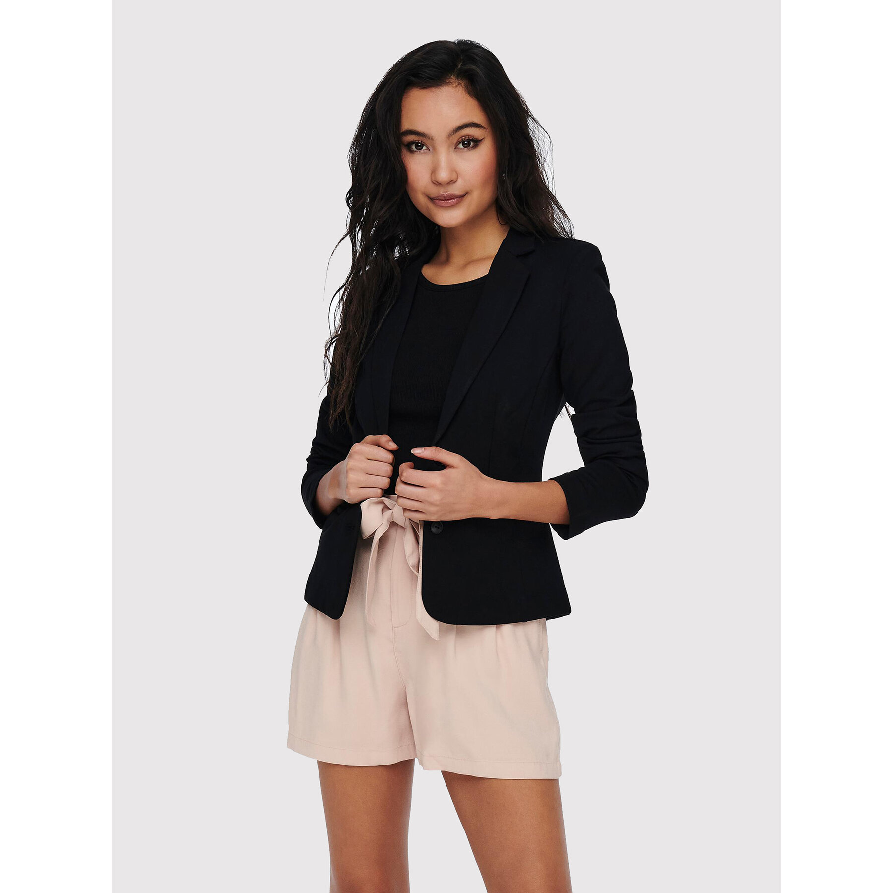 ONLY Marynarka Poptrash 15153144 Czarny Regular Fit