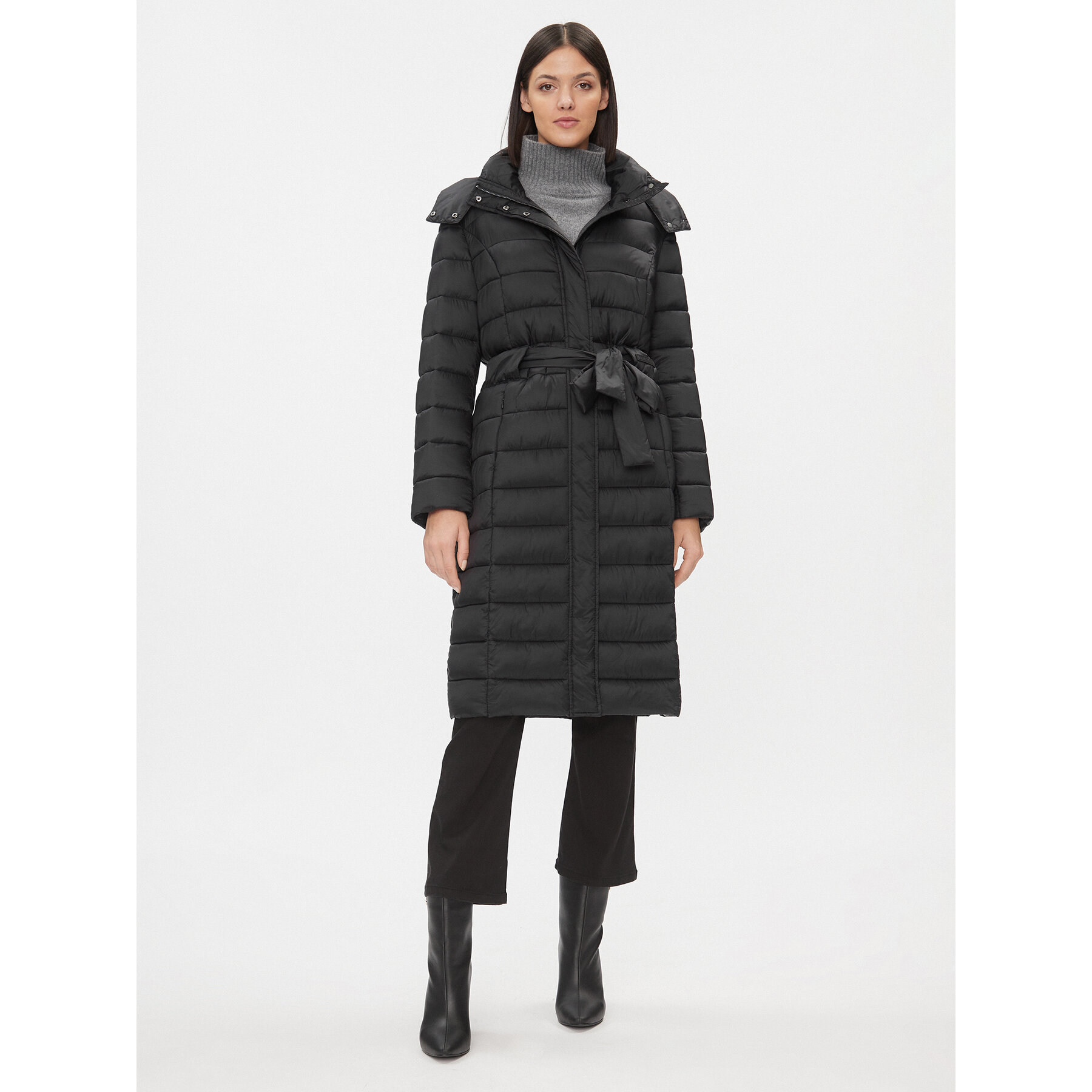 Trussardi Kurtka zimowa 56S00964 Czarny Regular Fit