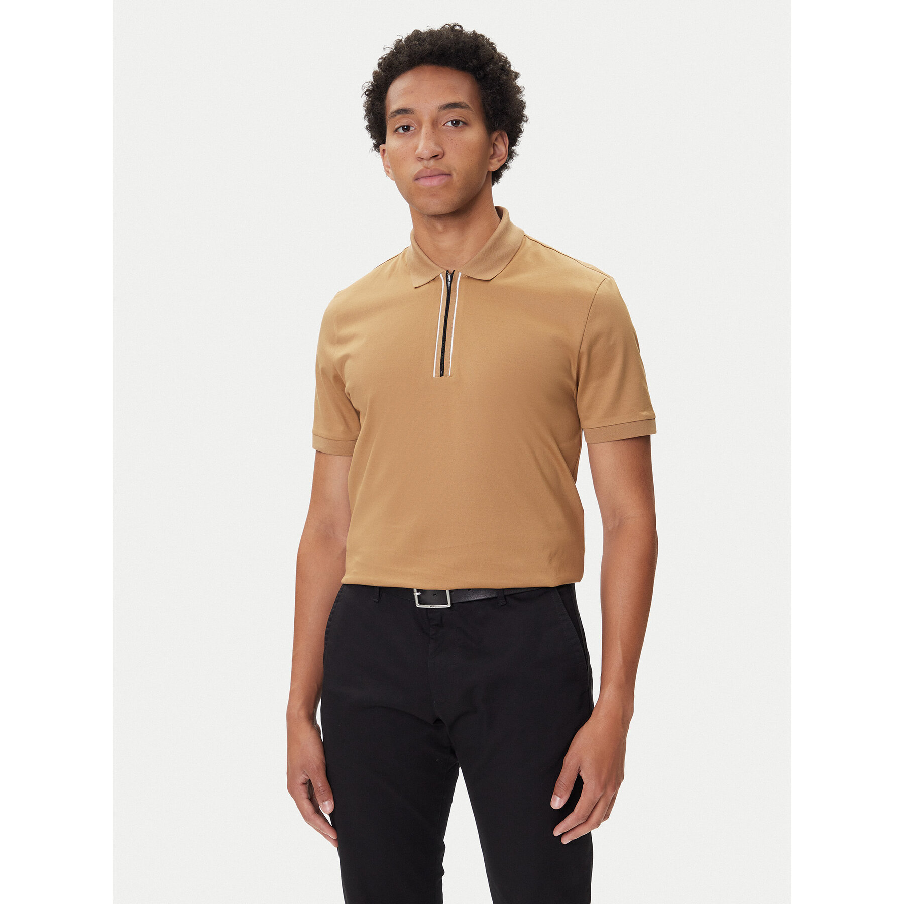 BOSS Polo H-Paras 65 50543880 Beżowy Regular Fit