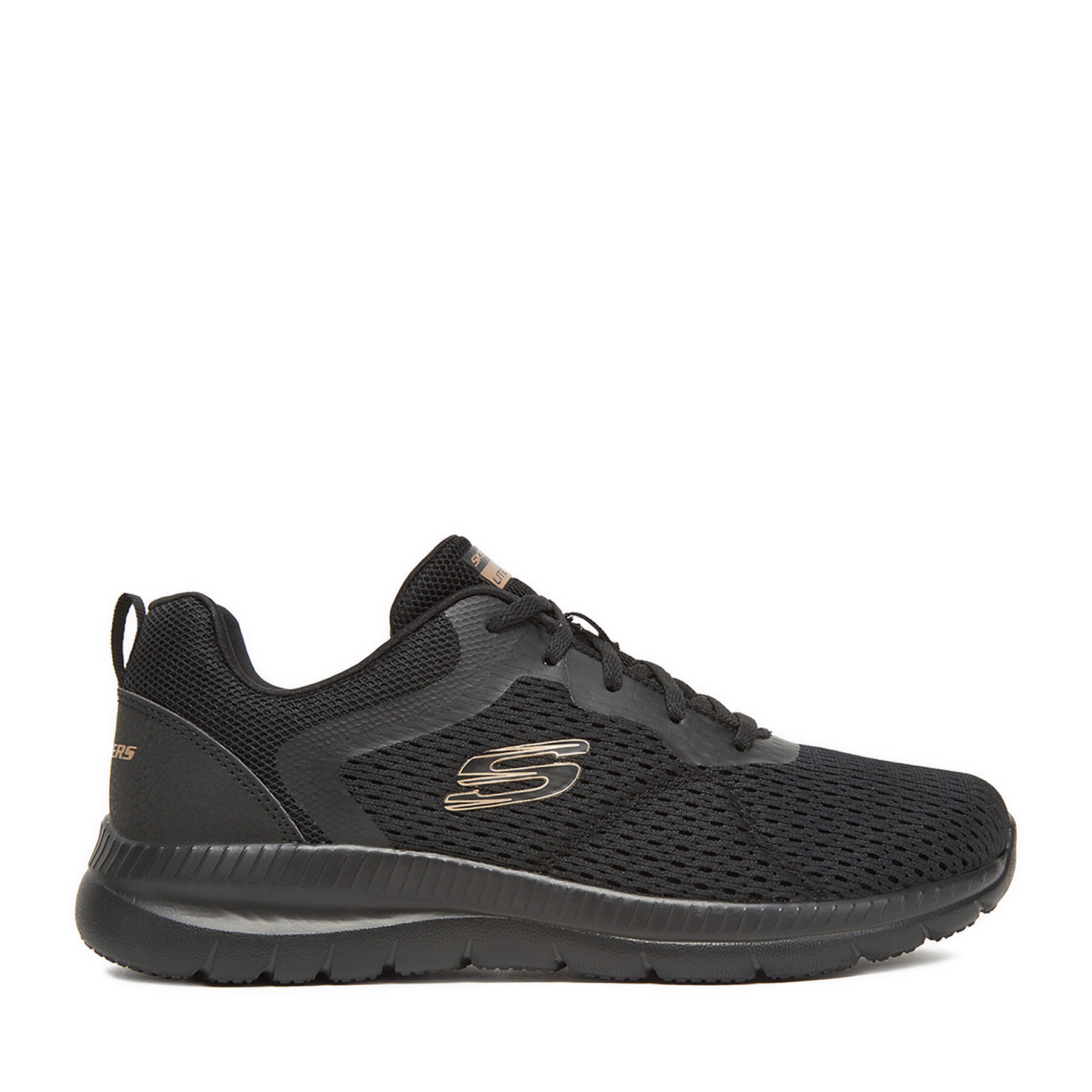Skechers Sneakersy BOUNTIFUL 12607 BKRG Czarny