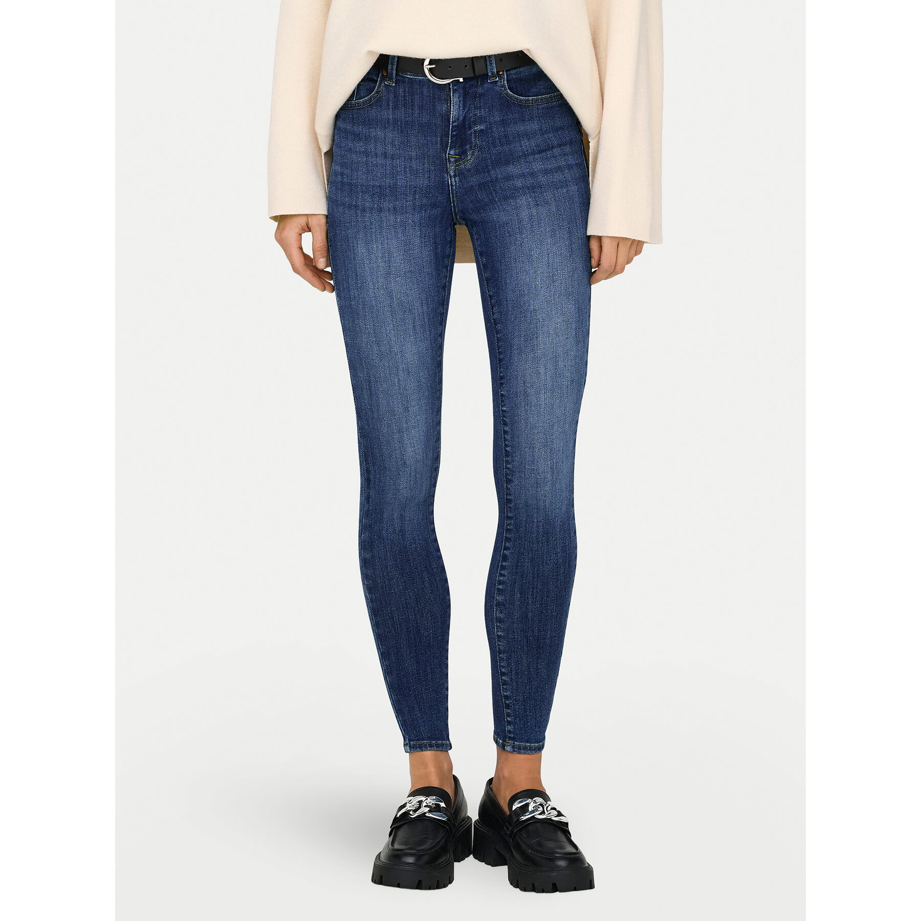 ONLY Jeansy Power 15313697 Niebieski Skinny Fit