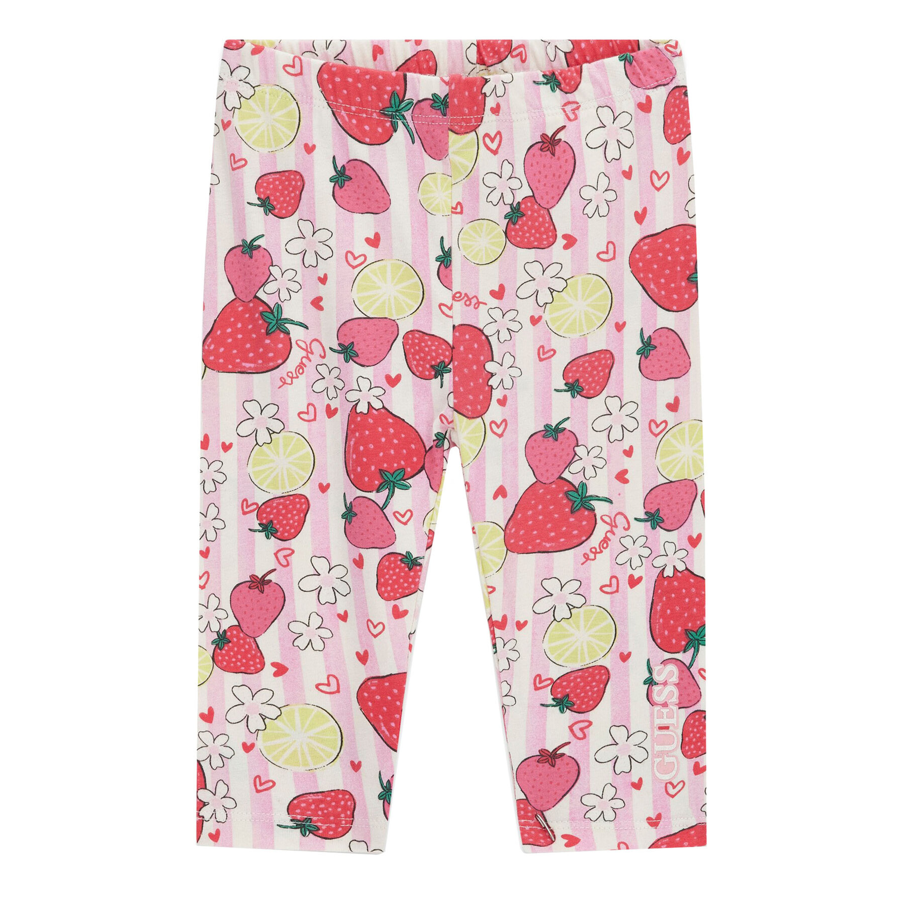Guess Legginsy K6GB00 J1314 Różowy Slim Fit