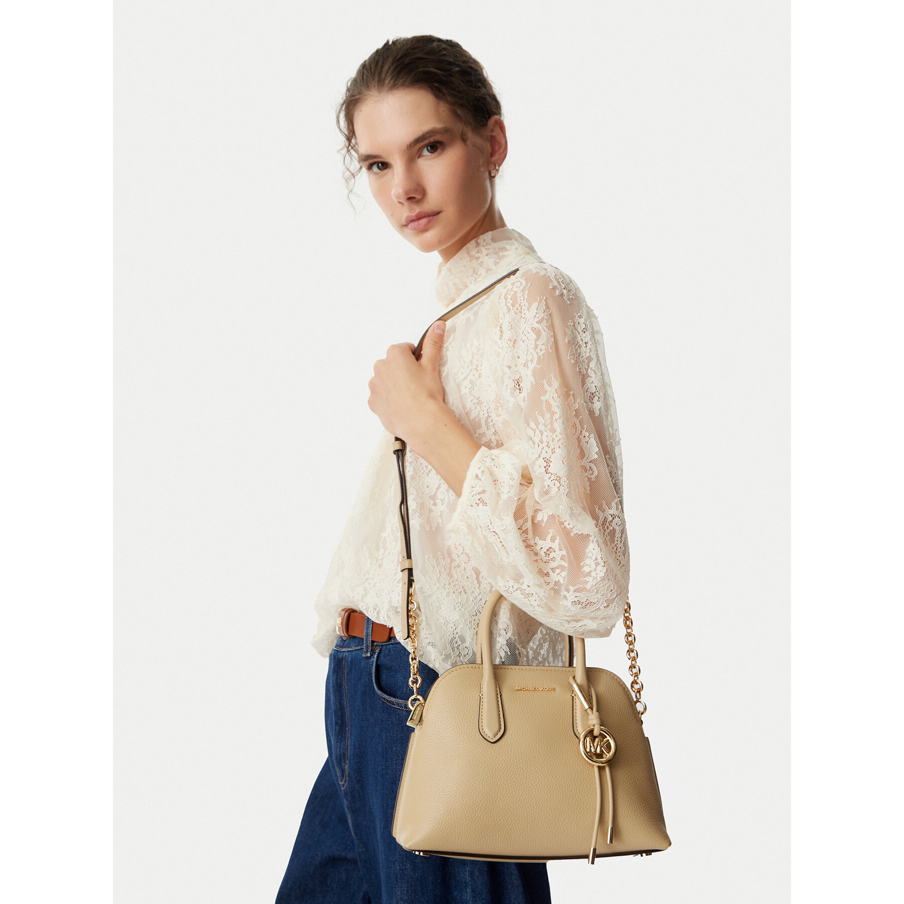 MICHAEL Michael Kors Torebka 30T6GX4S2L Beżowy
