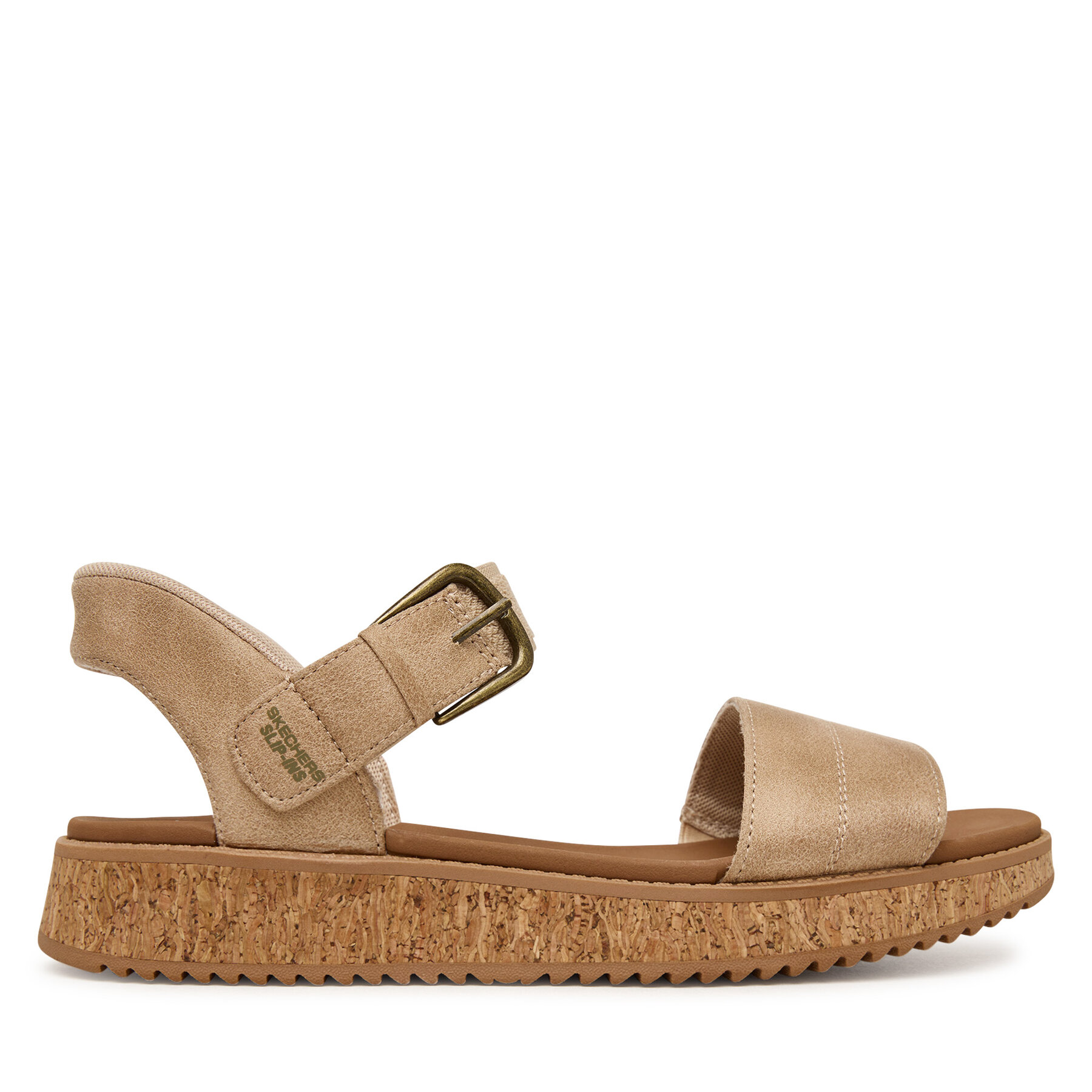 Skechers Sandały Bobs Sun Vibe 114423/NAT Beżowy