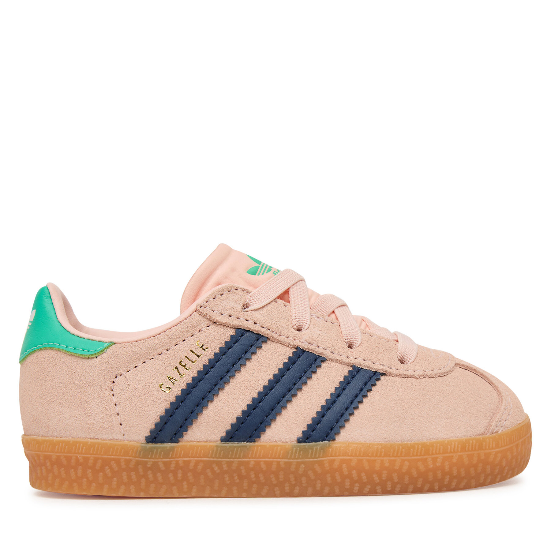 adidas Sneakersy Gazelle Comfort Closure Elastic Laces KI4035 Różowy