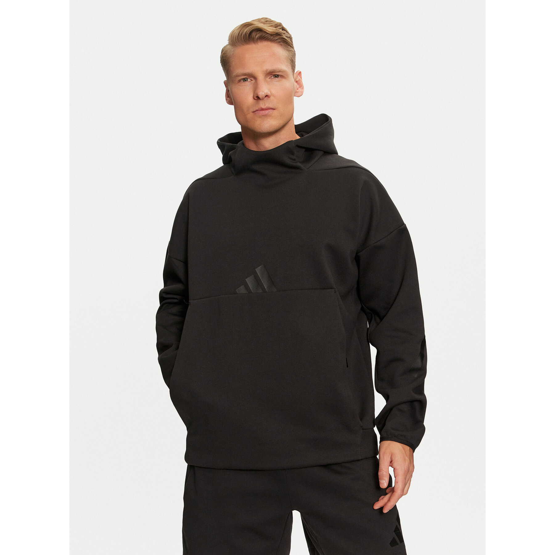 adidas Bluza Z.N.E. JE7537 Czarny Loose Fit