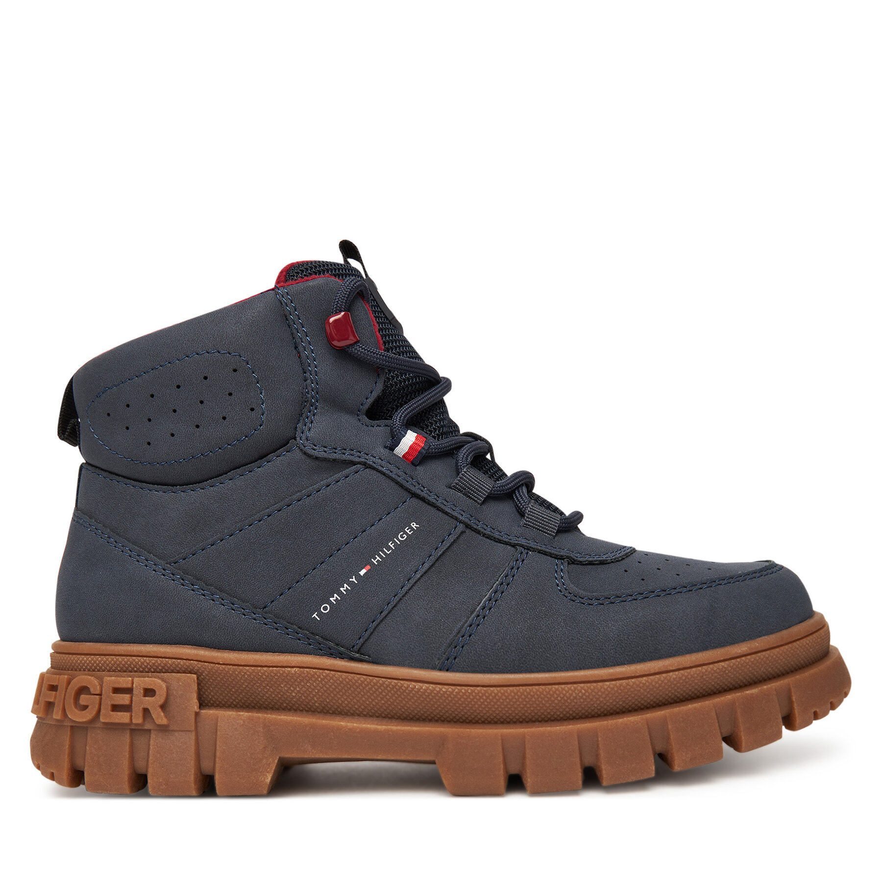 Tommy Hilfiger Trzewiki T3X5-34129-1696 D Granatowy