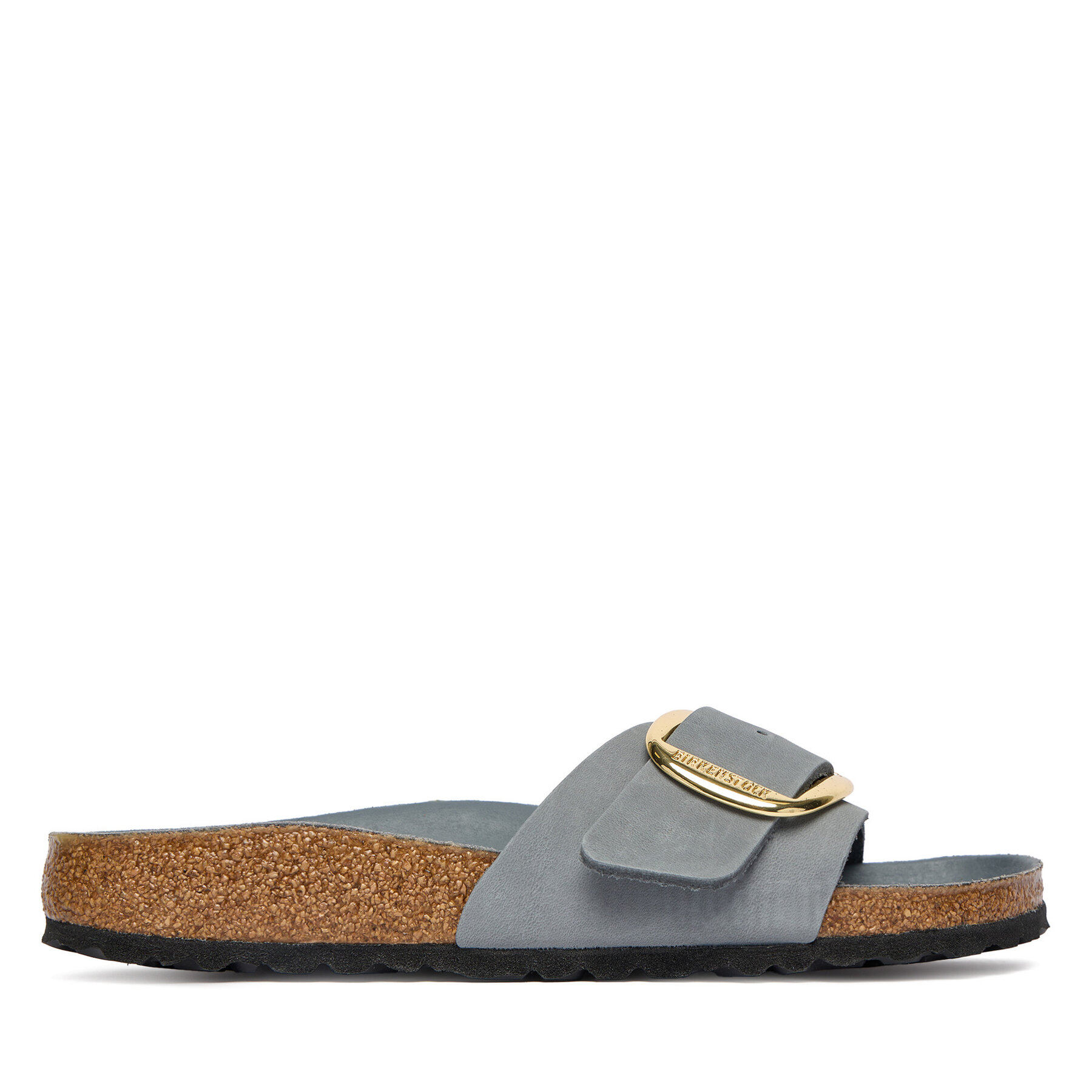 Birkenstock Klapki Madrid Big Buckle Hex 1032090 Szary