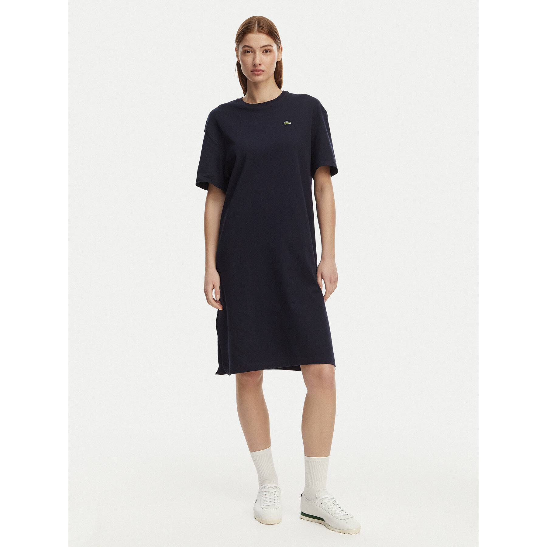 Lacoste Sukienka codzienna EF2883 Granatowy Oversize