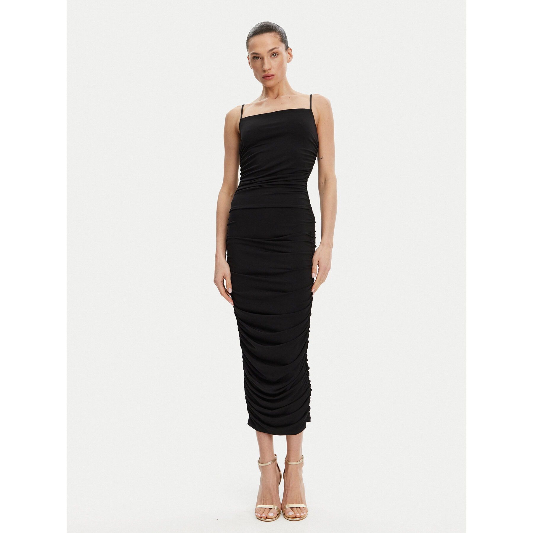 MICHAEL Michael Kors Sukienka koktajlowa MS582MIH6J Czarny Slim Fit