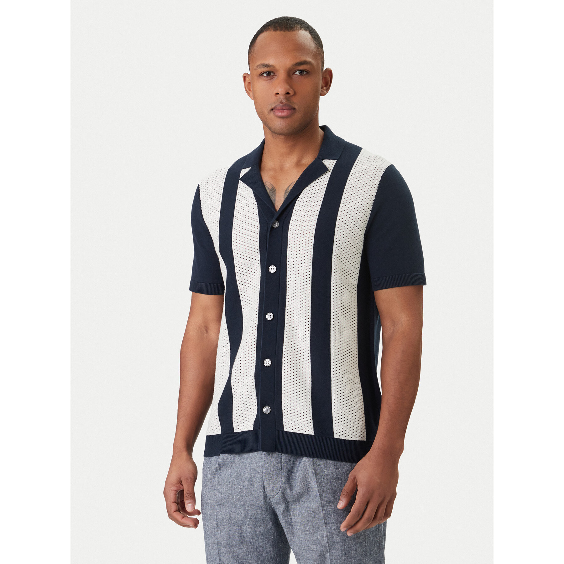 JOOP! Koszula Galvo 30101514 Granatowy Regular Fit