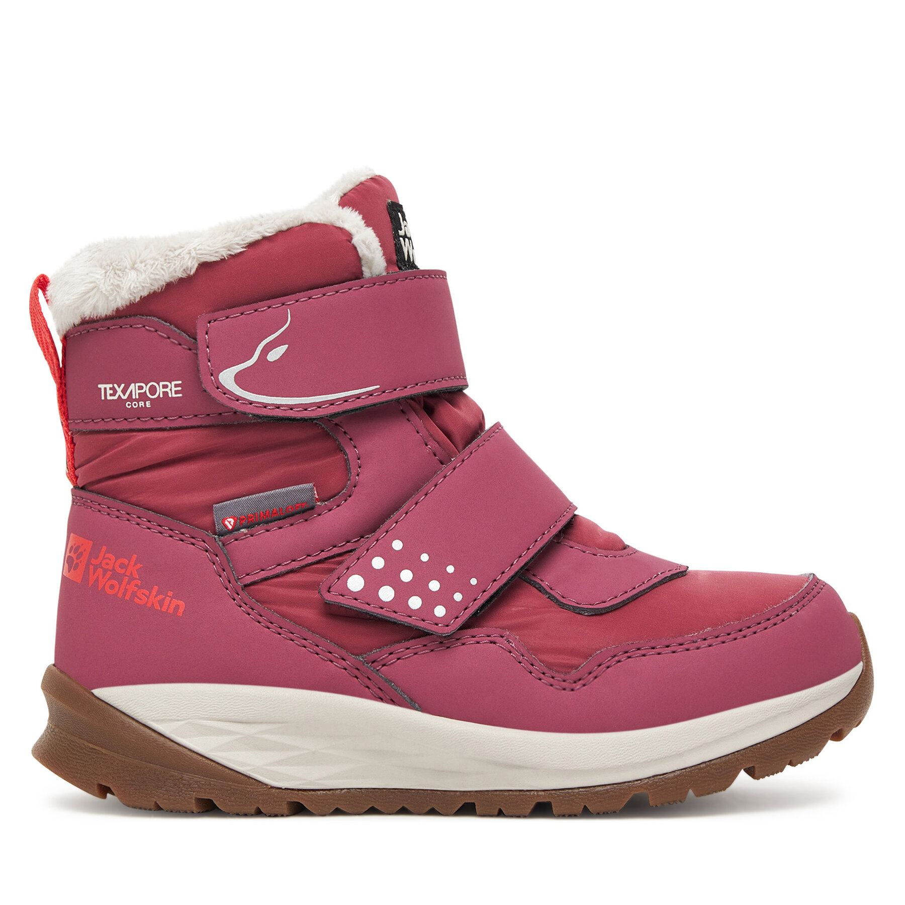 Jack Wolfskin Śniegowce Polar Bear-g Texapore Mid Vc A62146 Różowy