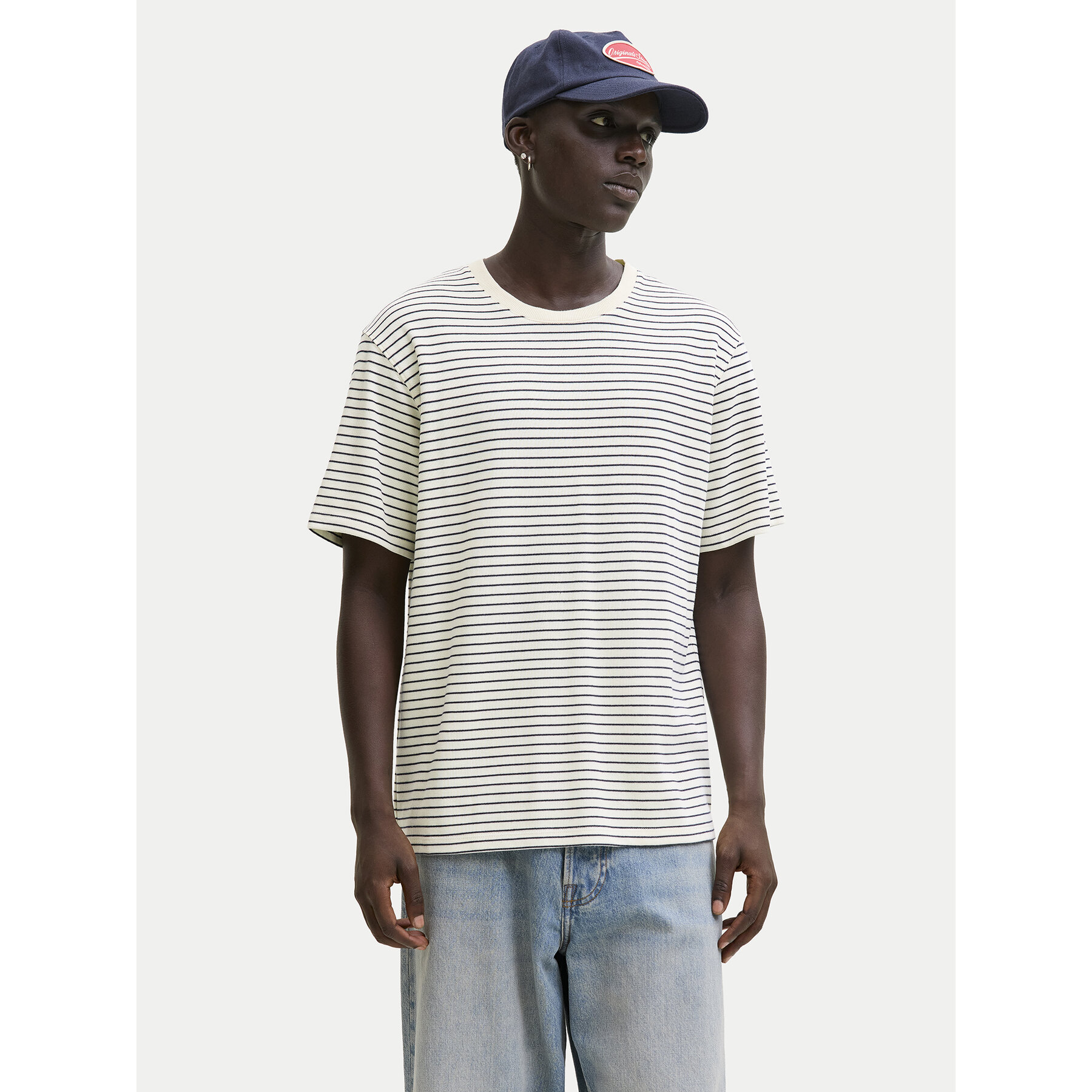 Jack & Jones T-Shirt Dover 12288015 Écru Relaxed Fit