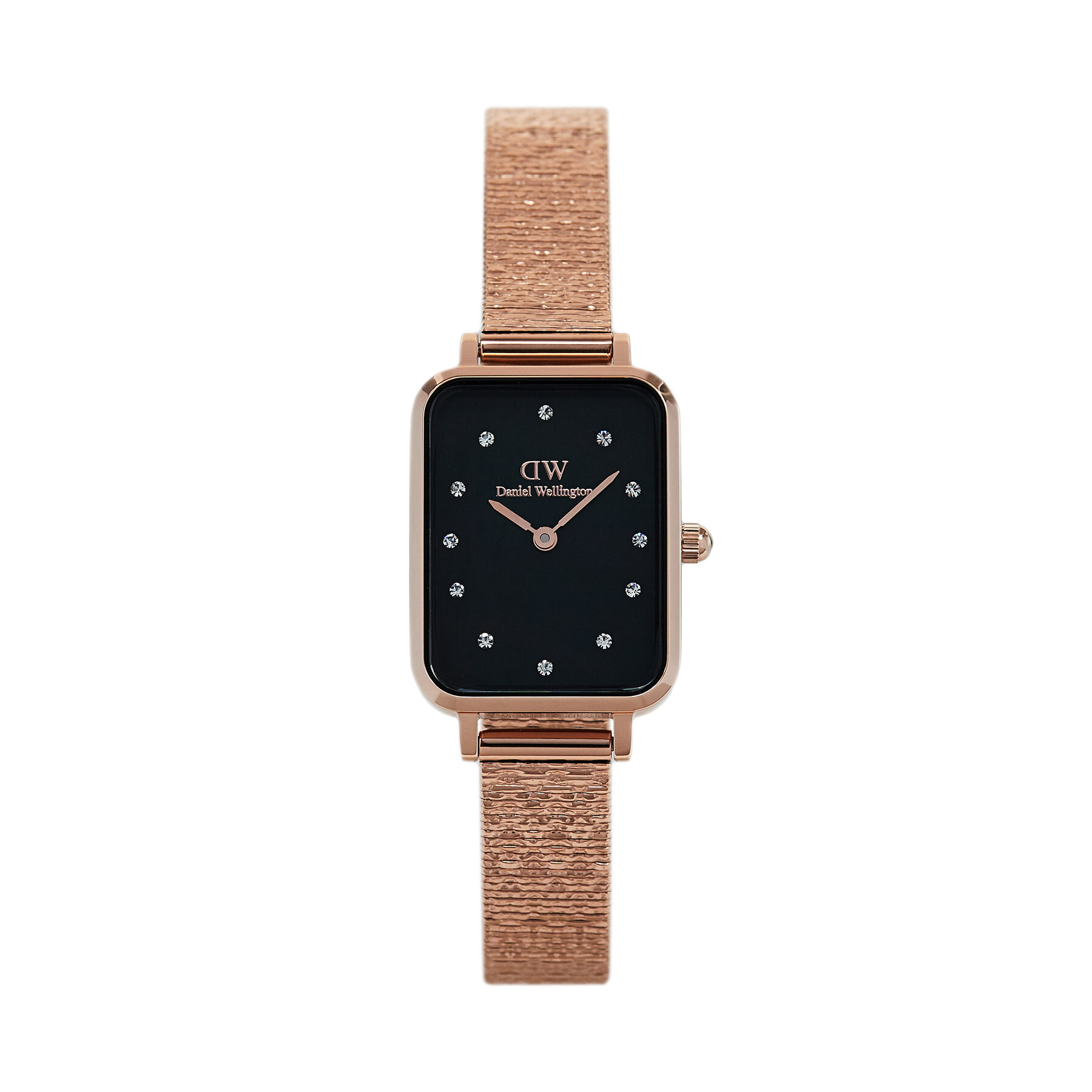 Daniel Wellington Zegarek Quadro Lumine Pressed Piano DW00100579 Złoty