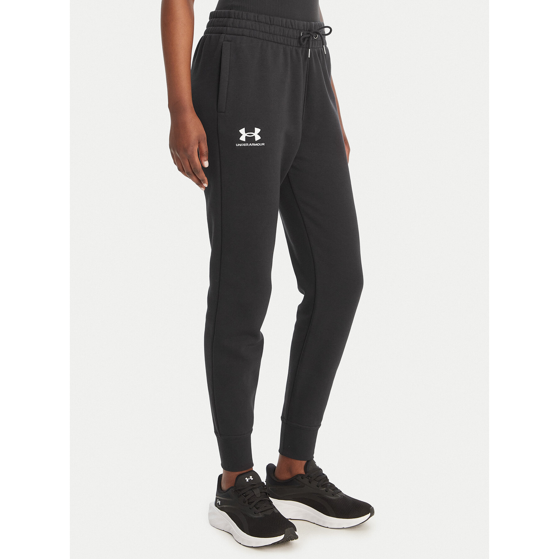 Under Armour Spodnie dresowe UA Icon Fleece 6001537 Czarny Slim Fit