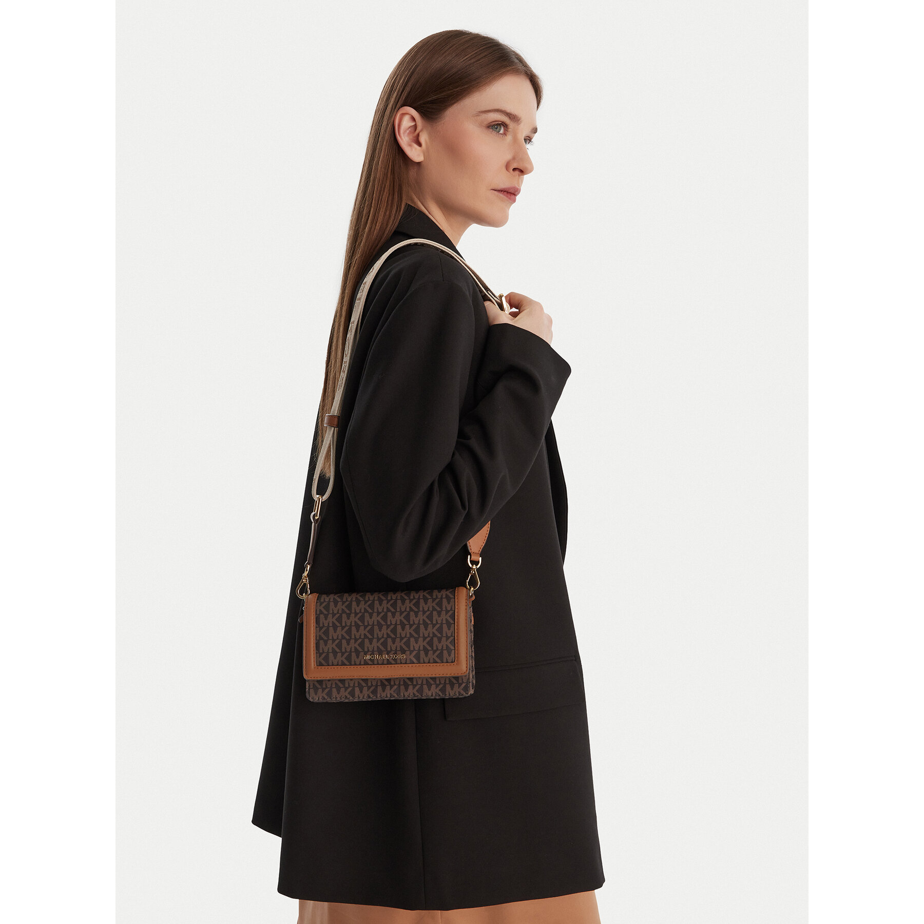MICHAEL Michael Kors Torebka Jet Set 32T4GJ6C1O Brązowy