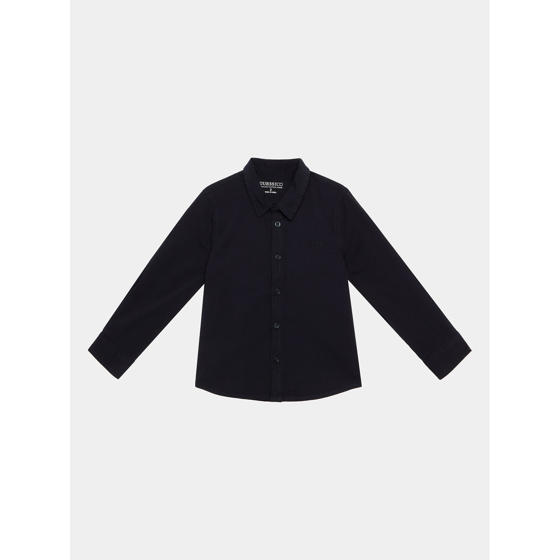 Guess Koszula N3YH04 WE5W0 Granatowy Regular Fit