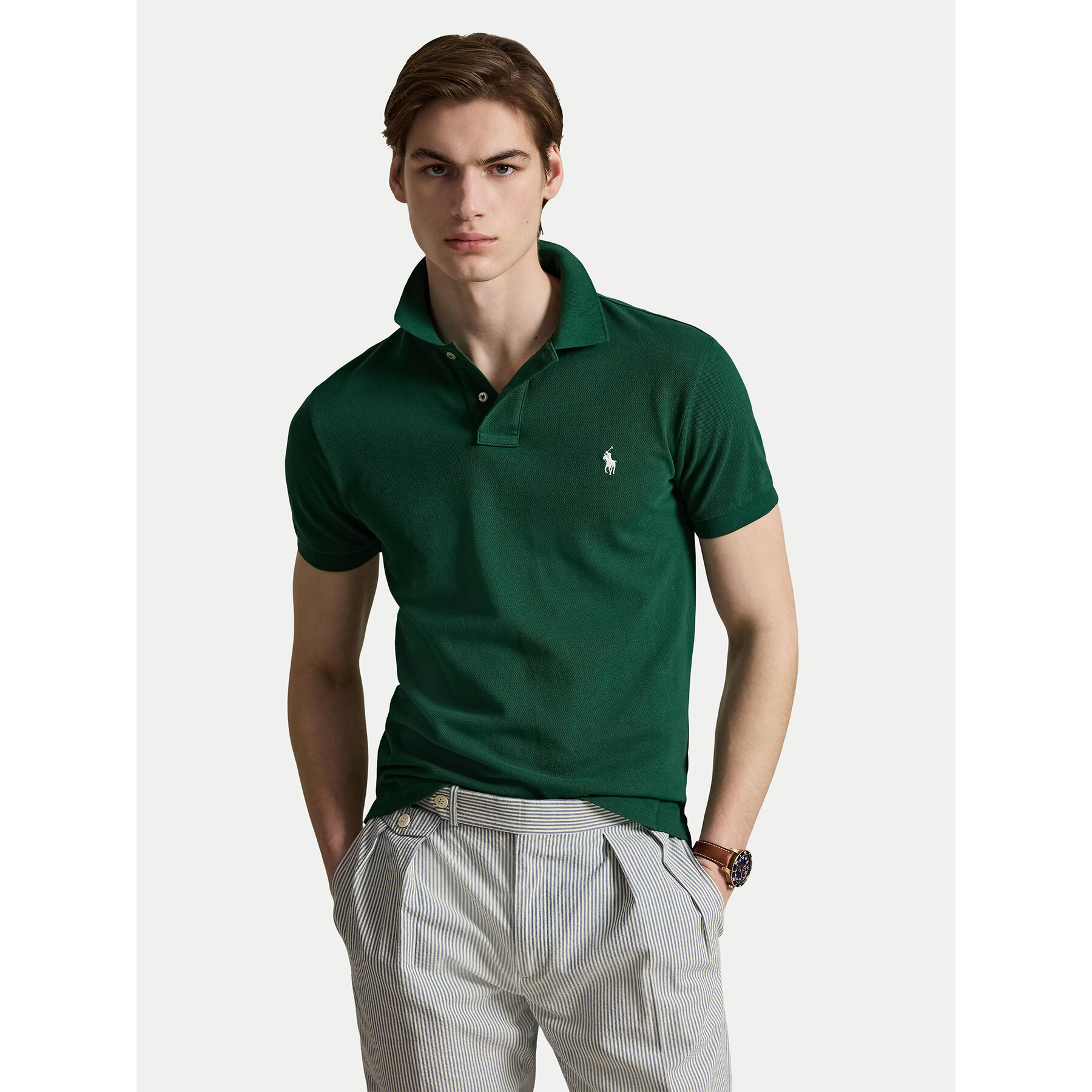 Polo Ralph Lauren Polo 710536856515 Zielony Regular Fit