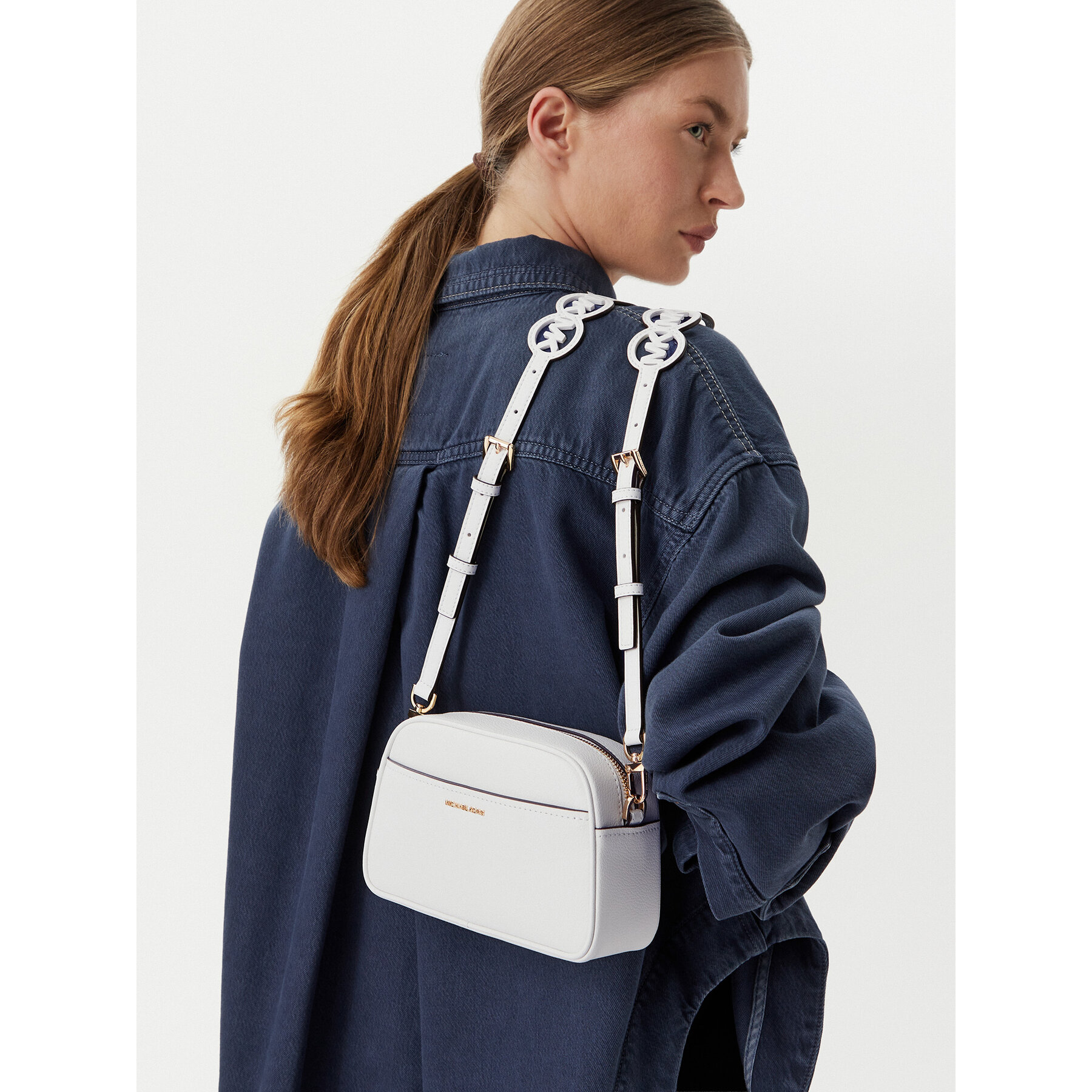 MICHAEL Michael Kors Torebka 32S6GJ6C5L Biały