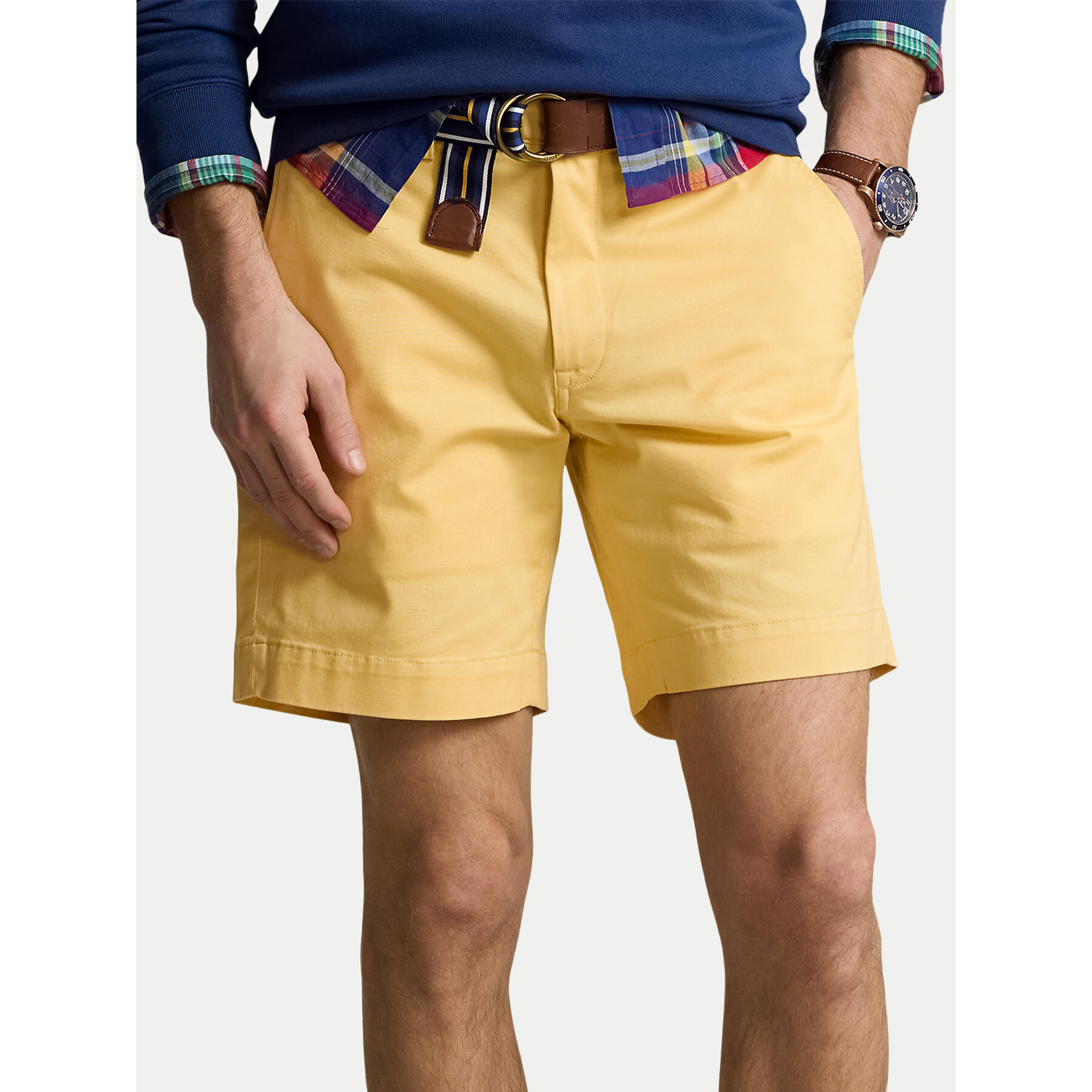 Polo Ralph Lauren Szorty materiałowe 710799213011 Żółty Slim Fit
