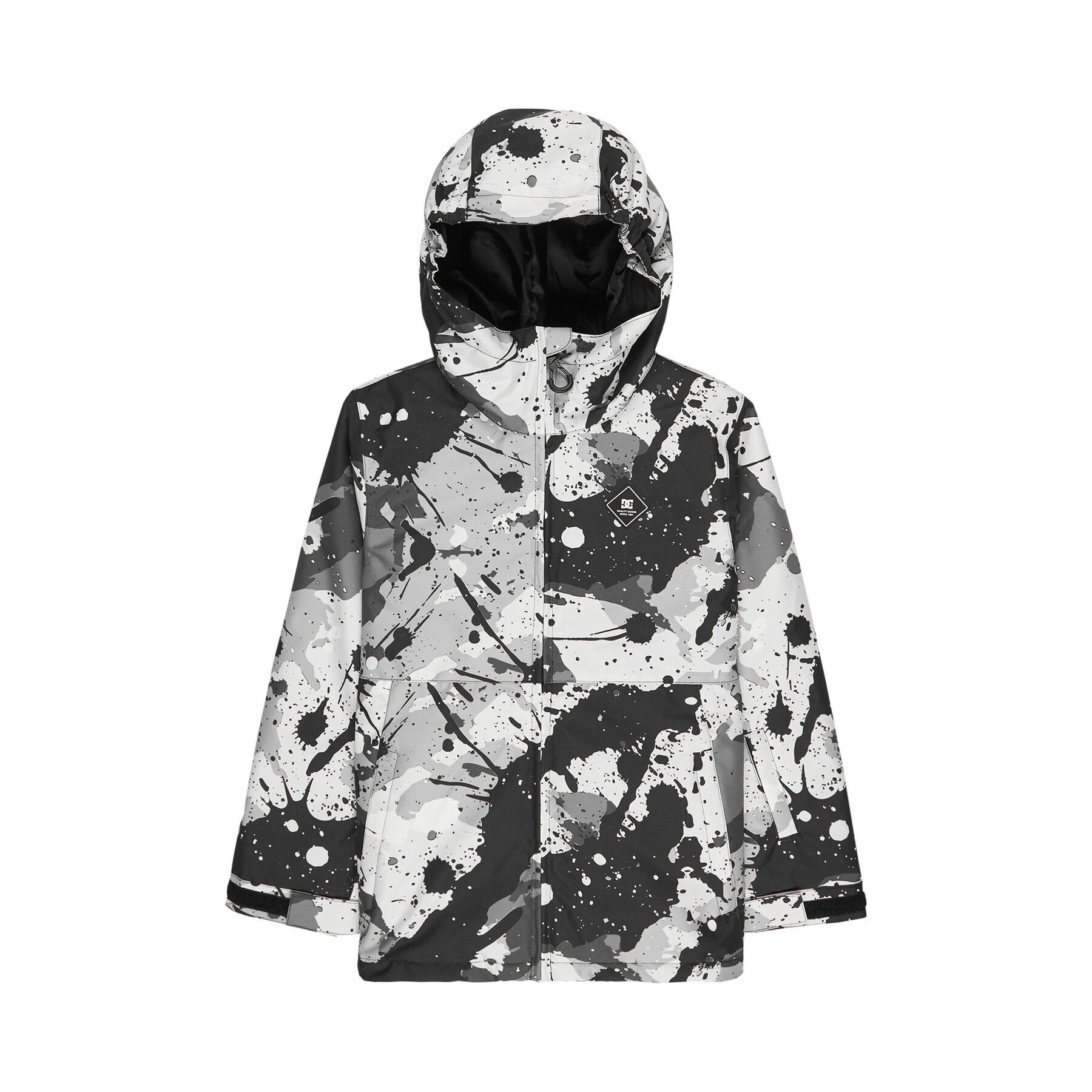 DC Shoes Kurtka narciarska Basis Print ADBTJ03032 Szary Regular Fit