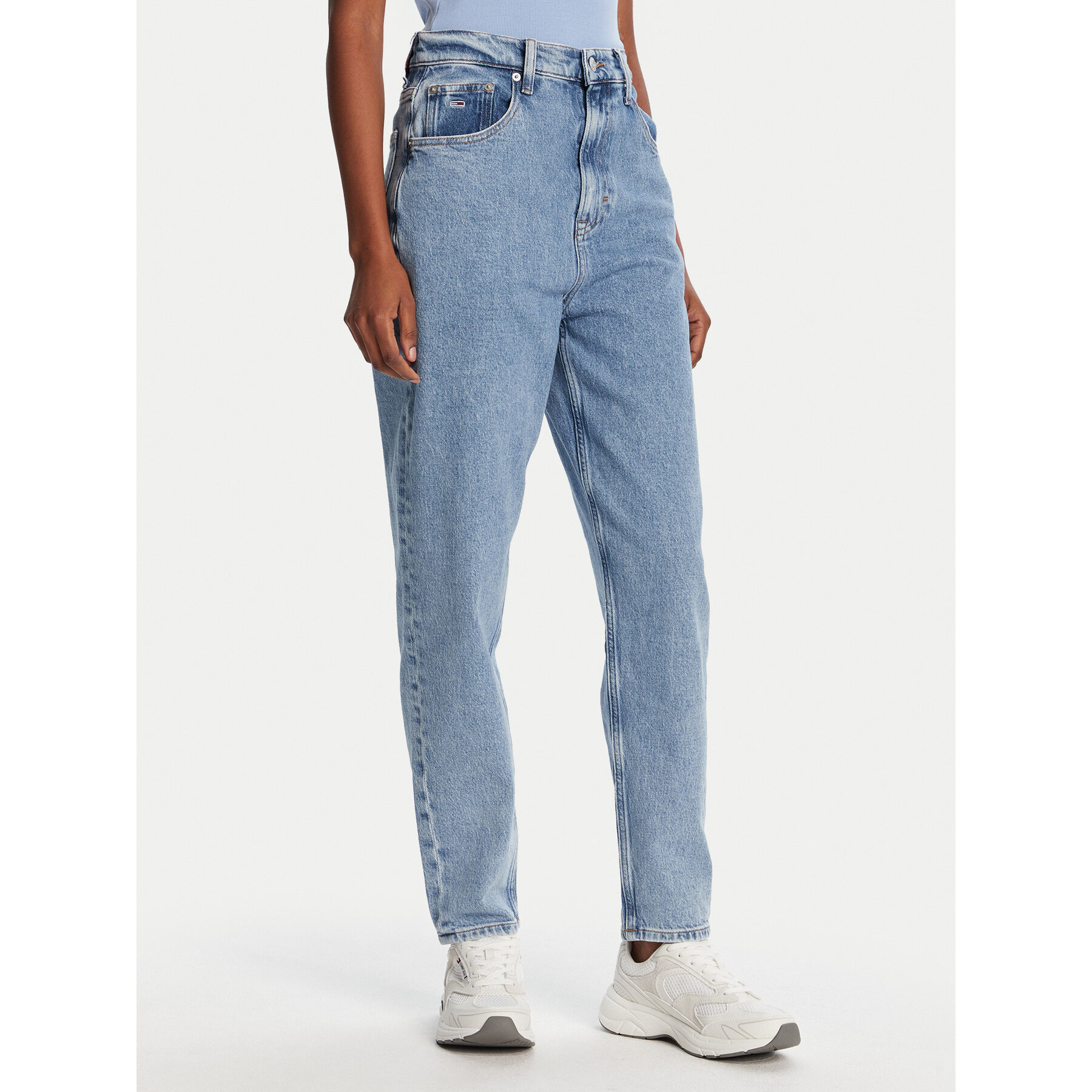 Tommy Jeans Jeansy DW0DW21392 Niebieski Mom Fit