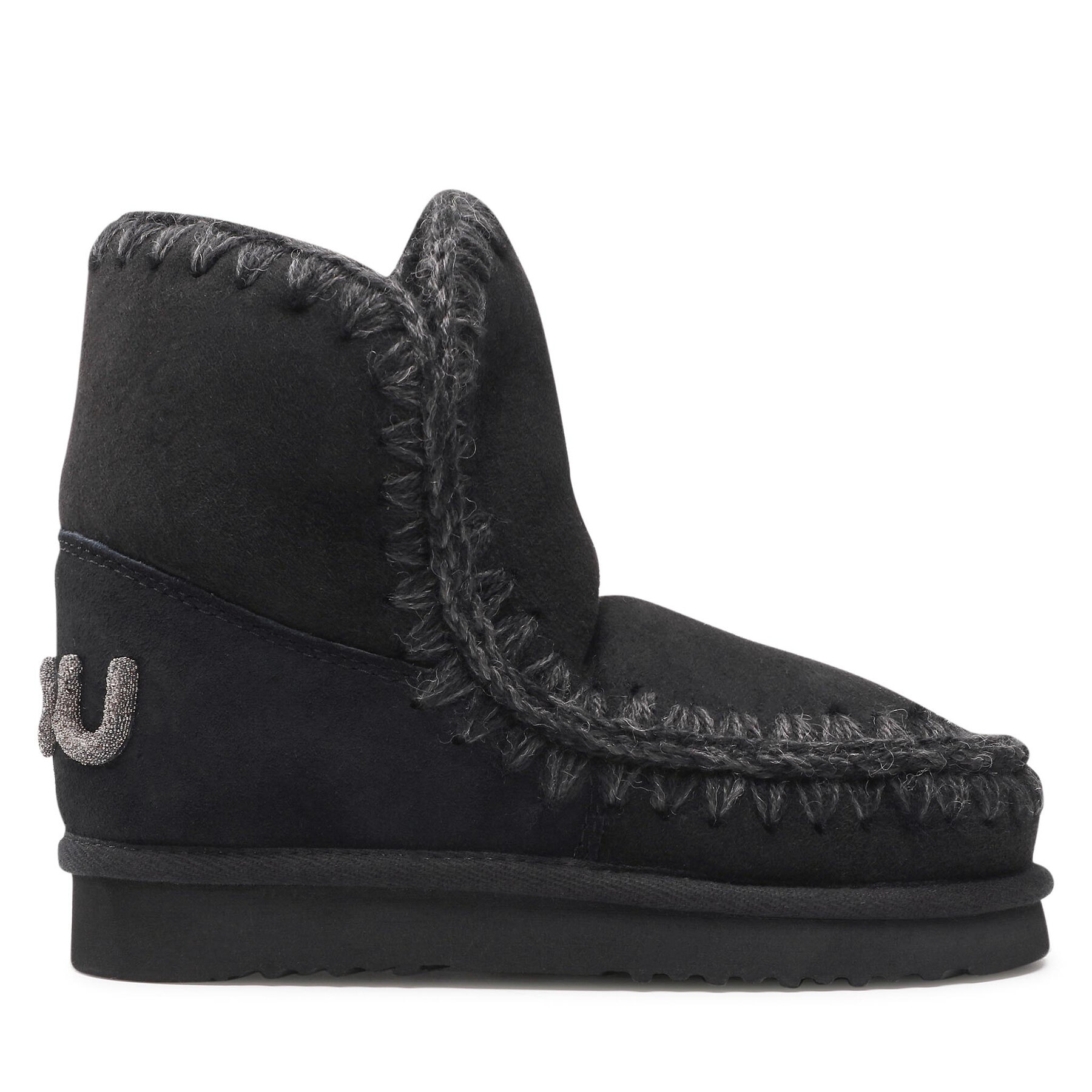 Mou Śniegowce Eskimo 18 Glitter Logo MU.FW101050A Czarny