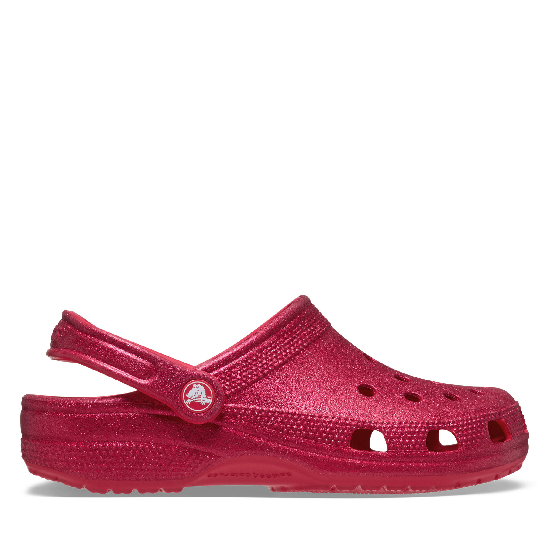 Crocs Klapki Classic Glitter Clog 205942 Różowy