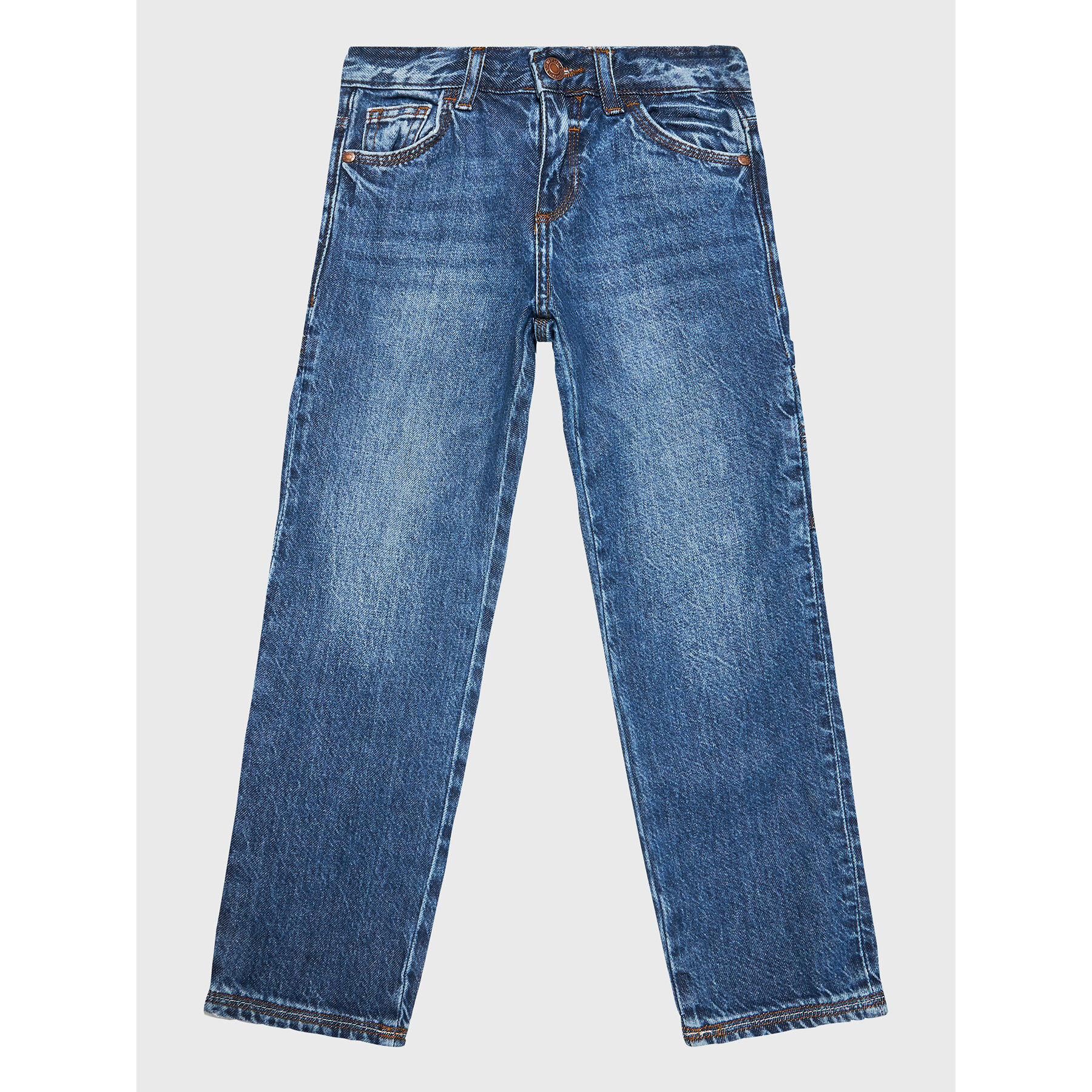 Guess Jeansy L3RA11 D4QP0 Niebieski Oversize