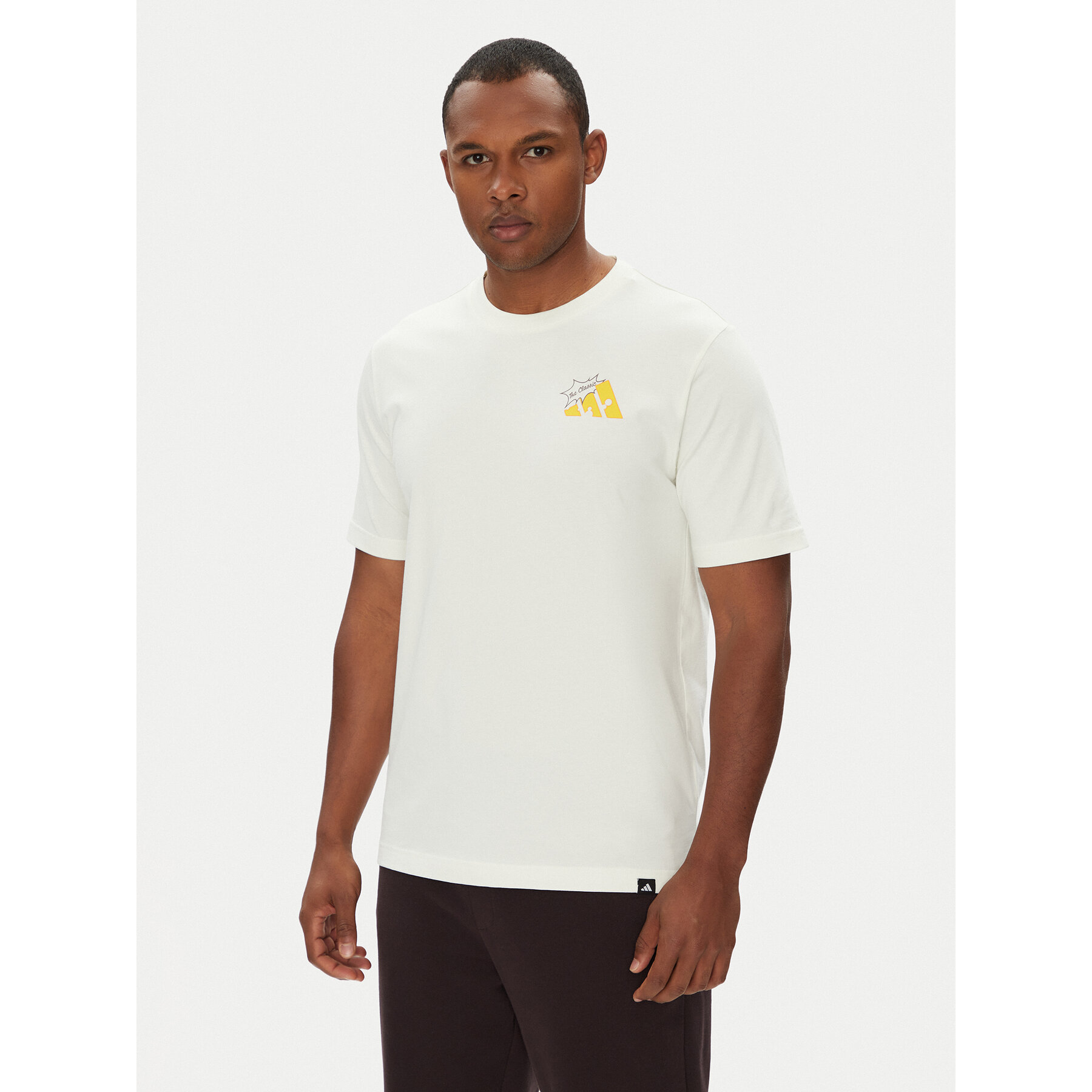 adidas T-Shirt Food Grilled Cheese Graphic JM6459 Biały Regular Fit