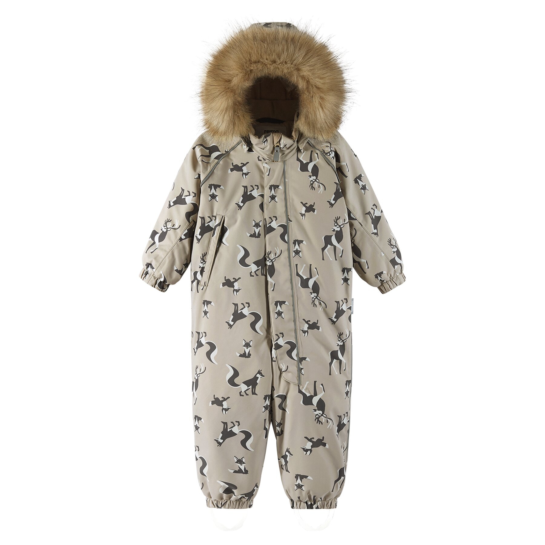 Reima Kombinezon zimowy Lappi 5100129C Beżowy Regular Fit