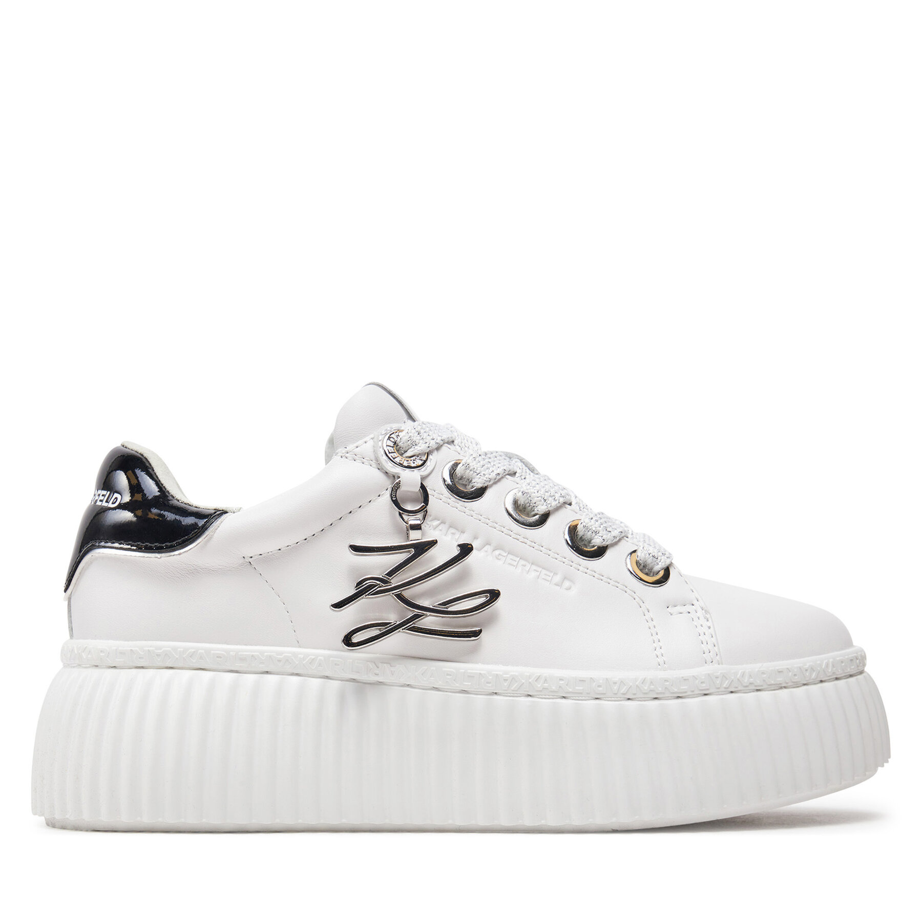 KARL LAGERFELD Sneakersy KL42376A Biały