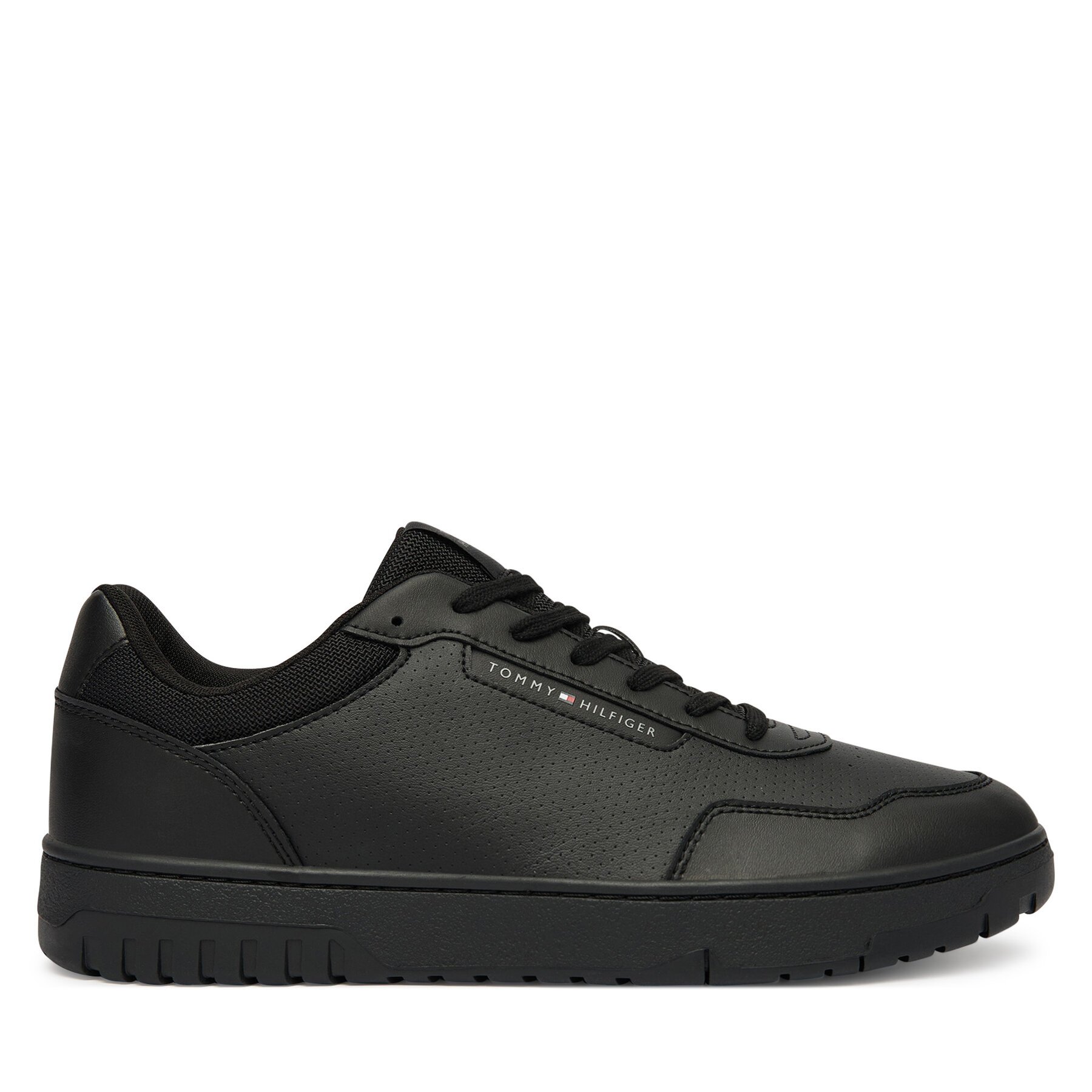 Tommy Hilfiger Sneakersy Th Basket Core Lite Lth FM0FM05713 Czarny