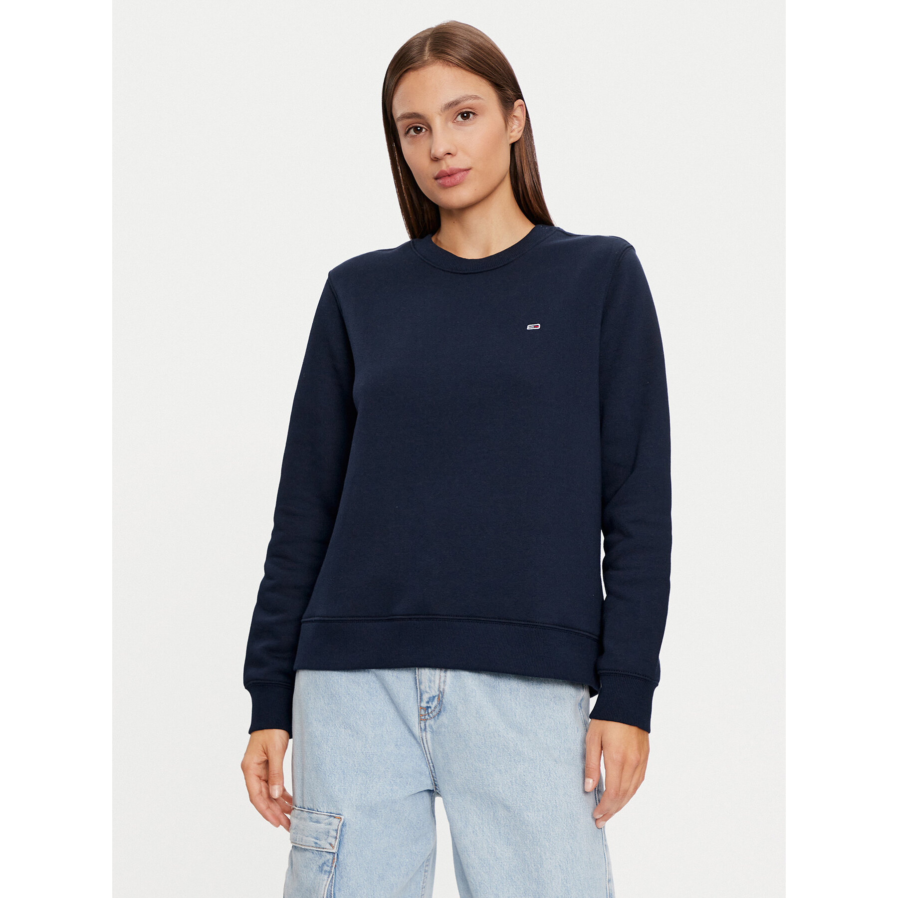 Tommy Jeans Bluza DW0DW19959 Granatowy Regular Fit