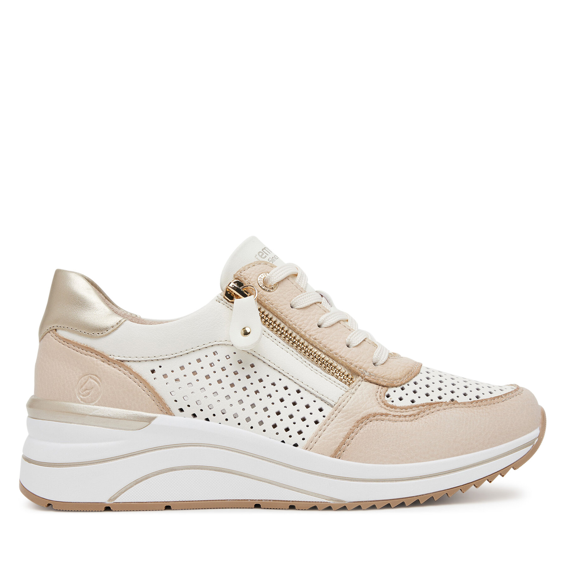 Remonte Sneakersy D0T14-81 Beżowy