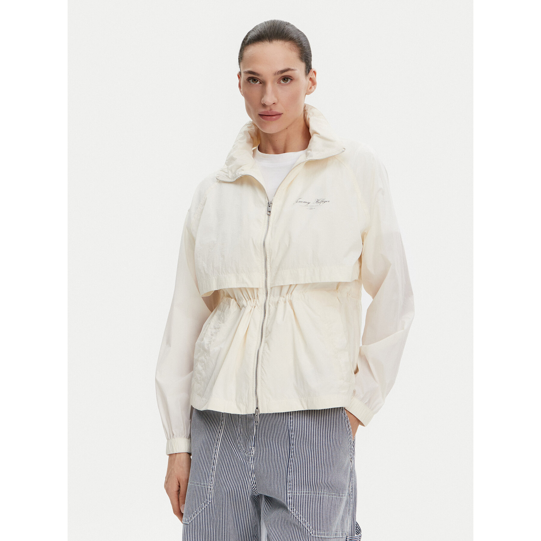 Tommy Hilfiger Wiatrówka WW0WW45413 Beżowy Regular Fit