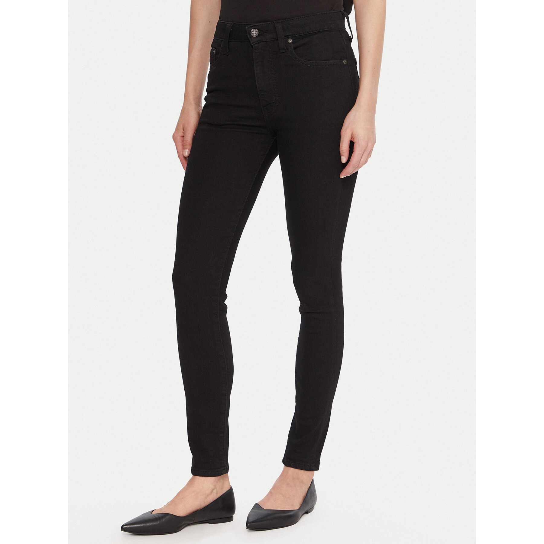 Levi's® Jeansy 721™ 18882-0762 Czarny Skinny Fit