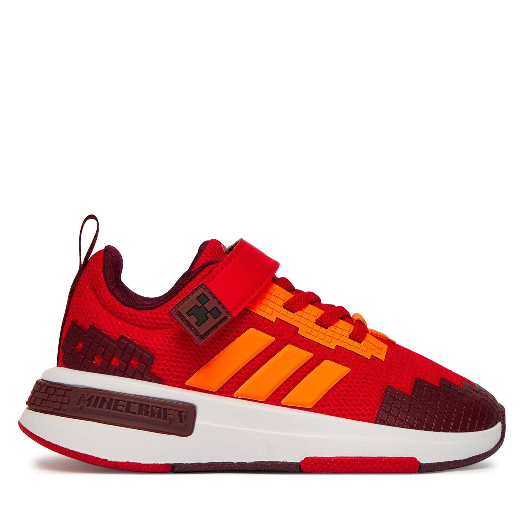 adidas Sneakersy Minecraft Pro JR4548 Czerwony