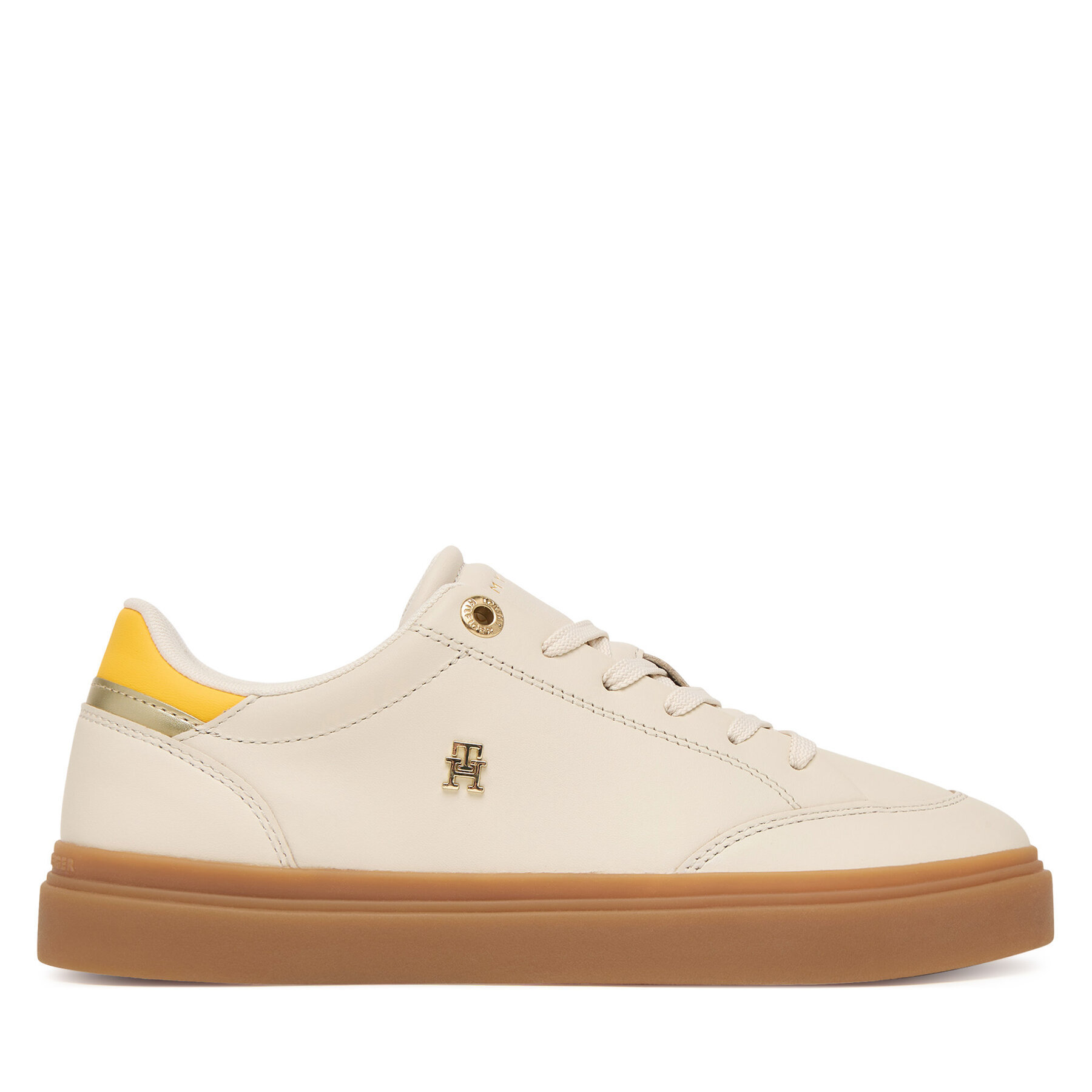 Tommy Hilfiger Sneakersy CHIC SNEAKER ELEVATED FW0FW09400 Beżowy
