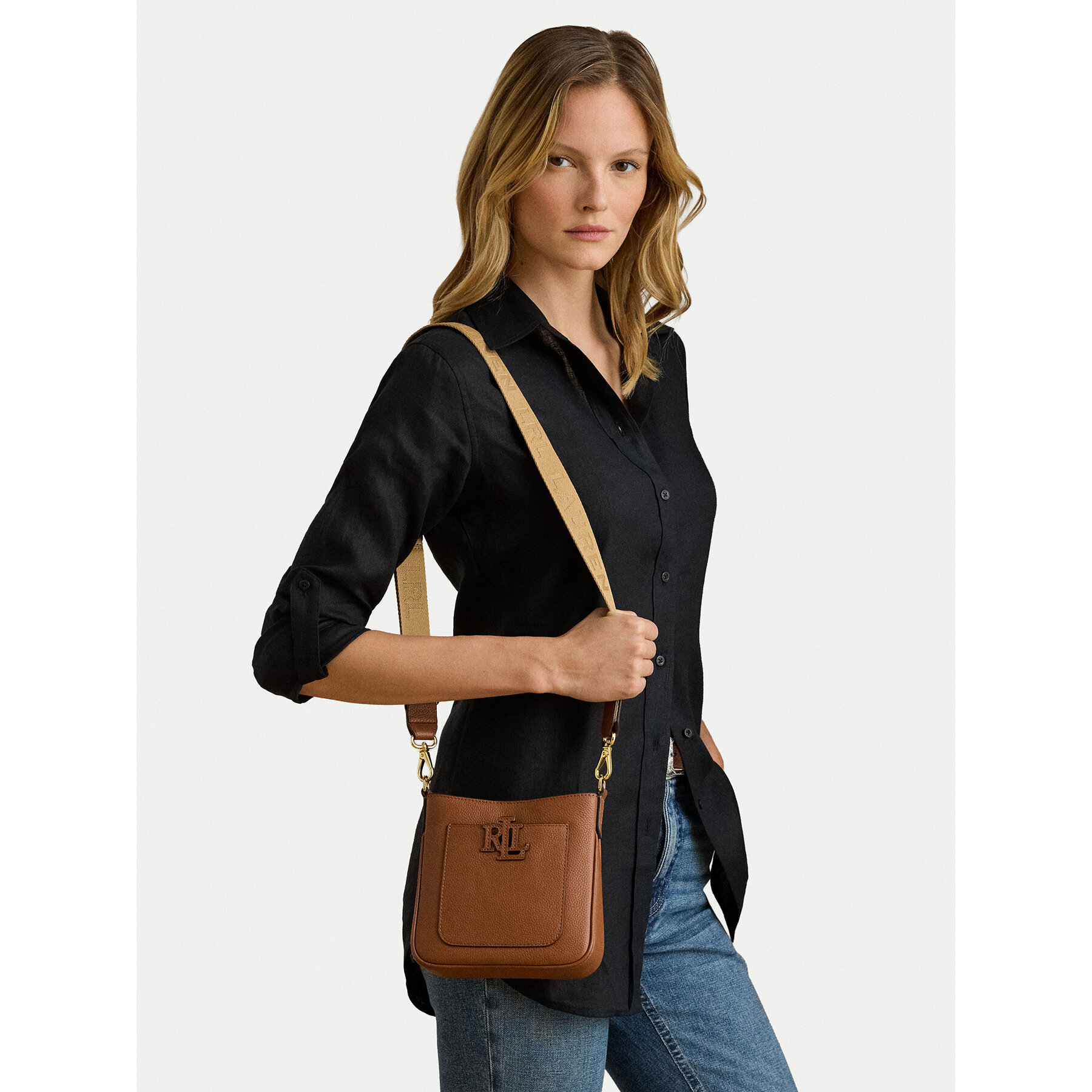 LAUREN RALPH LAUREN Torebka 431982184001 Brązowy