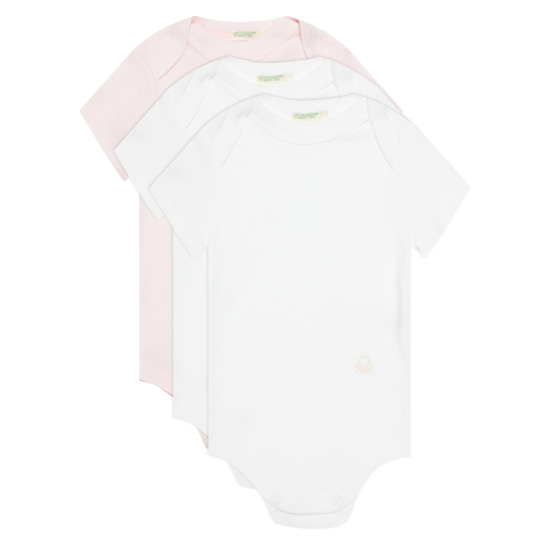 United Colors Of Benetton Komplet body dziecięcych 3GI70B079 Różowy