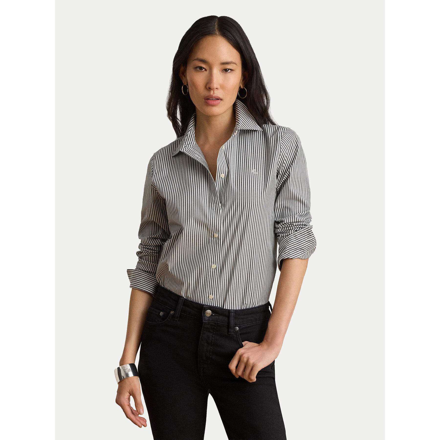 LAUREN RALPH LAUREN Koszula Jamelko 200859048002 Czarny Regular Fit