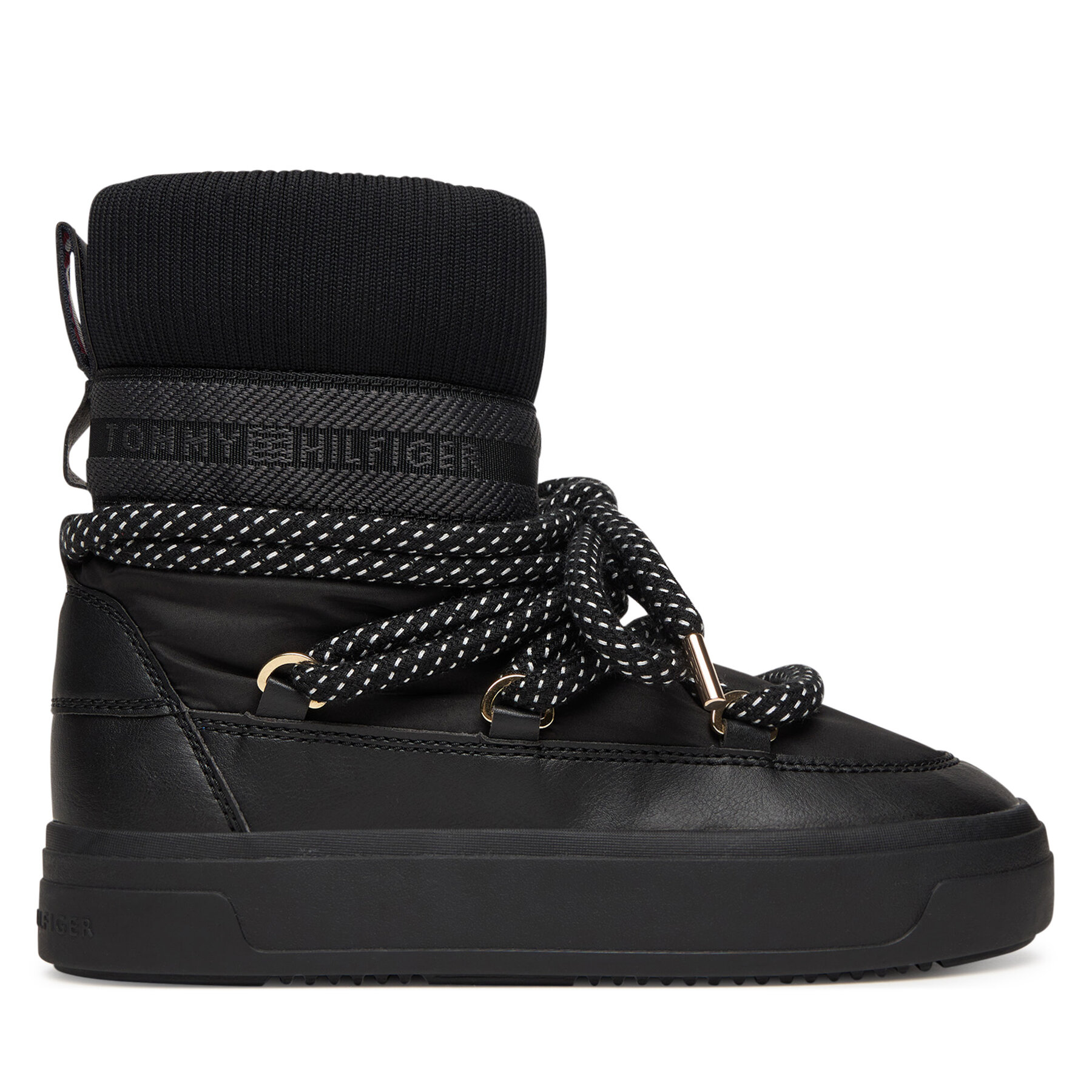 Tommy Hilfiger Śniegowce Snow Boot Water Repellent FW0FW09260 Czarny