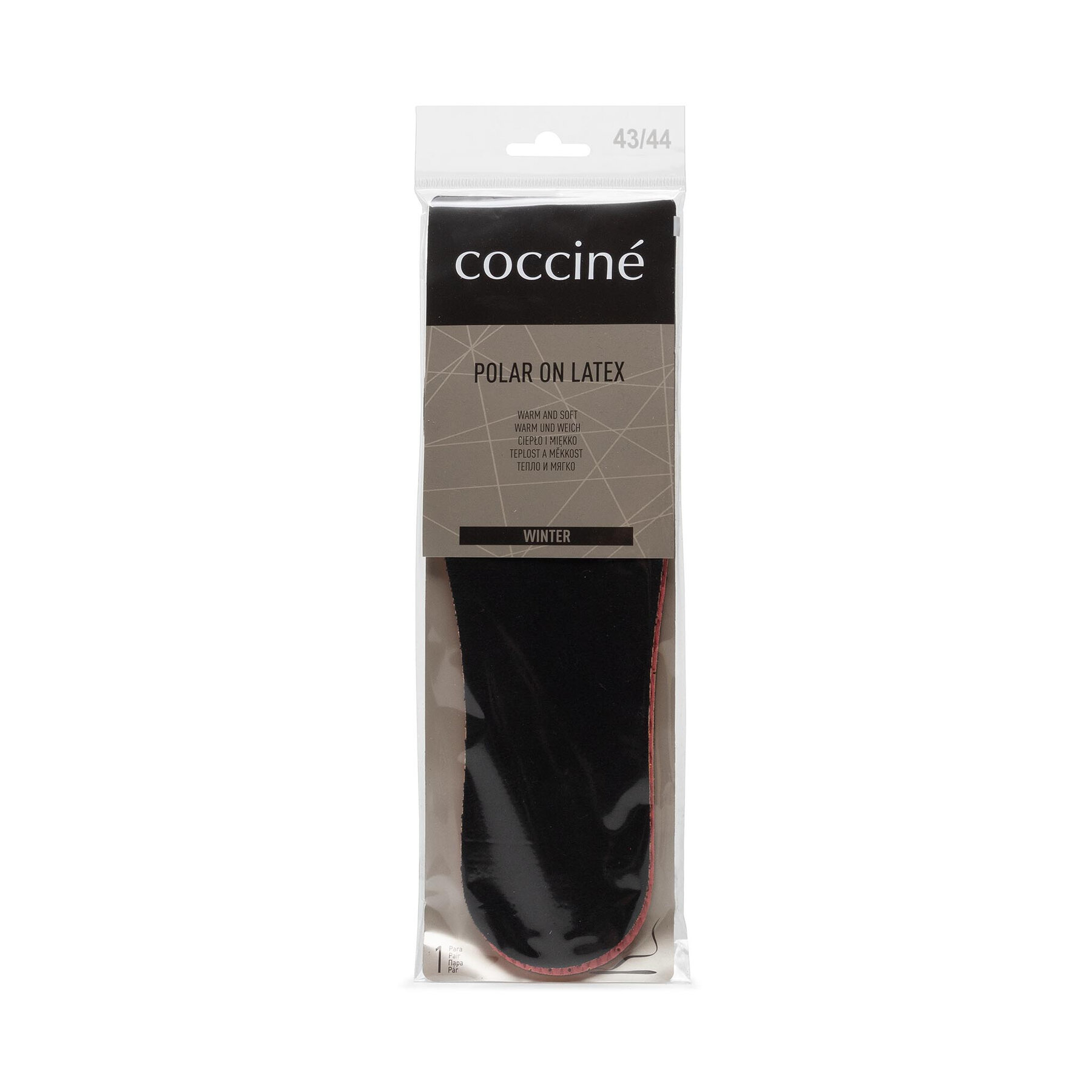 Coccine Wkładki ocieplające 665/18/AZ r.43/44 Czarny