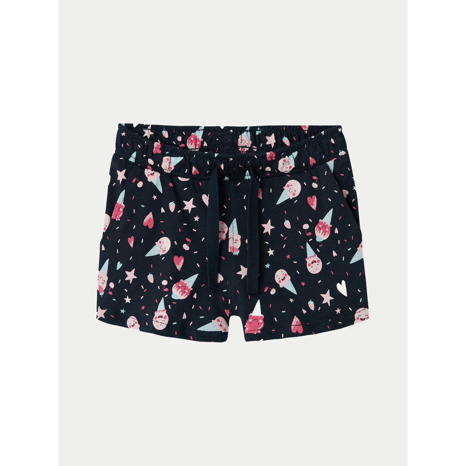 NAME IT Szorty materiałowe Vigga 13215112 Granatowy Regular Fit
