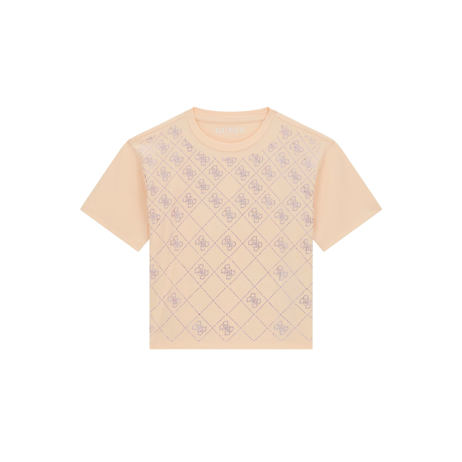 Guess T-Shirt J6GI05 K6YW4 Pomarańczowy jasny Boxy Fit