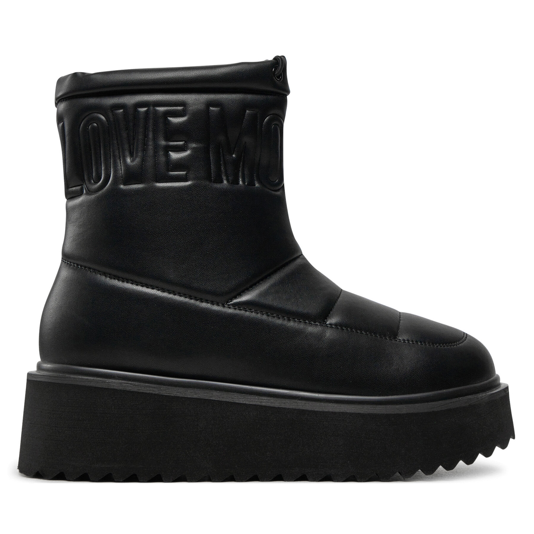 LOVE MOSCHINO Botki JA24266I0LIE0000 Czarny