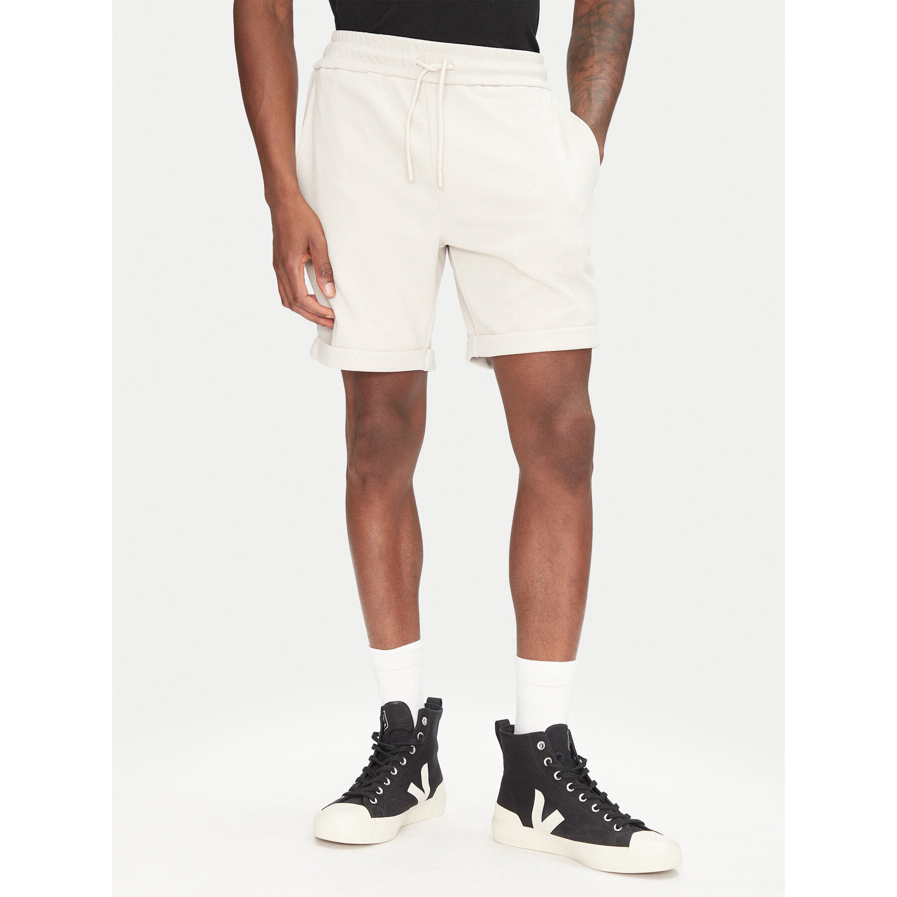 Only & Sons Szorty materiałowe New Kodyl 22033722 Beżowy Regular Fit